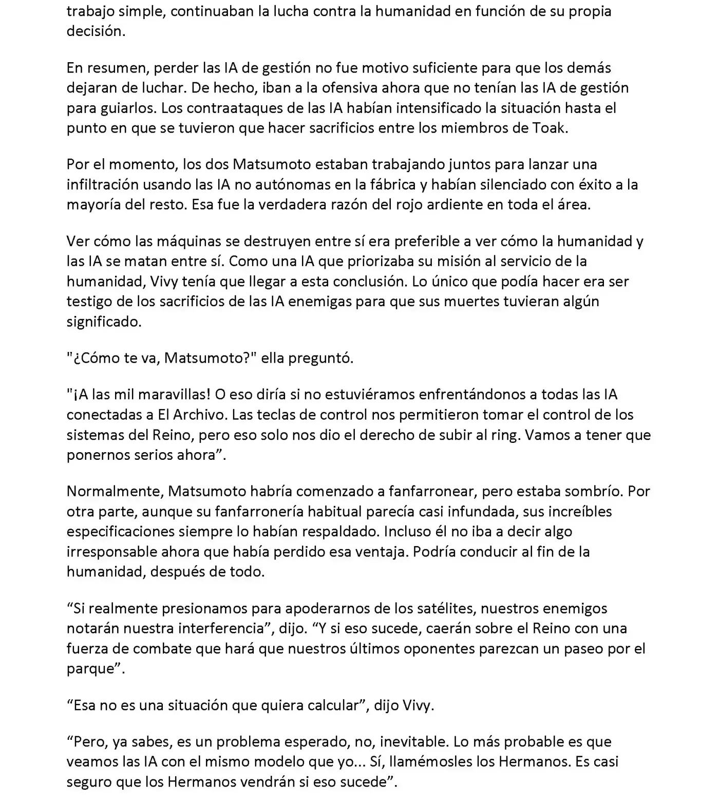 Vivy: Fluorite Eye's Song (Novela) - Capítulo 32.06 - Página 5 - LectorTMOo