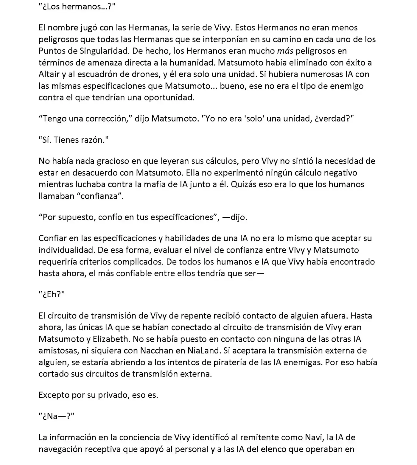 Vivy: Fluorite Eye's Song (Novela) - Capítulo 32.06 - Página 6 - LectorTMOo