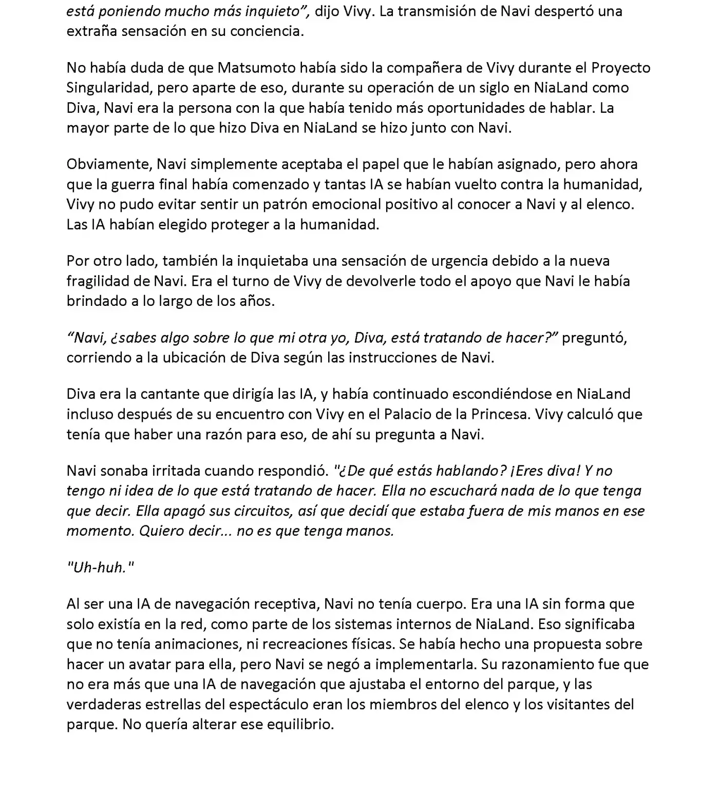 Vivy: Fluorite Eye's Song (Novela) - Capítulo 33.02 - Página 3 - LectorTMOo