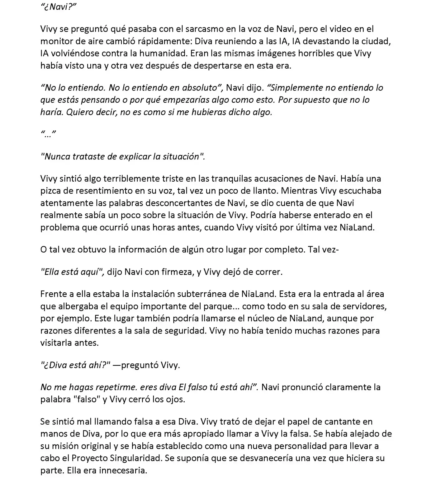 Vivy: Fluorite Eye's Song (Novela) - Capítulo 33.02 - Página 6 - LectorTMOo