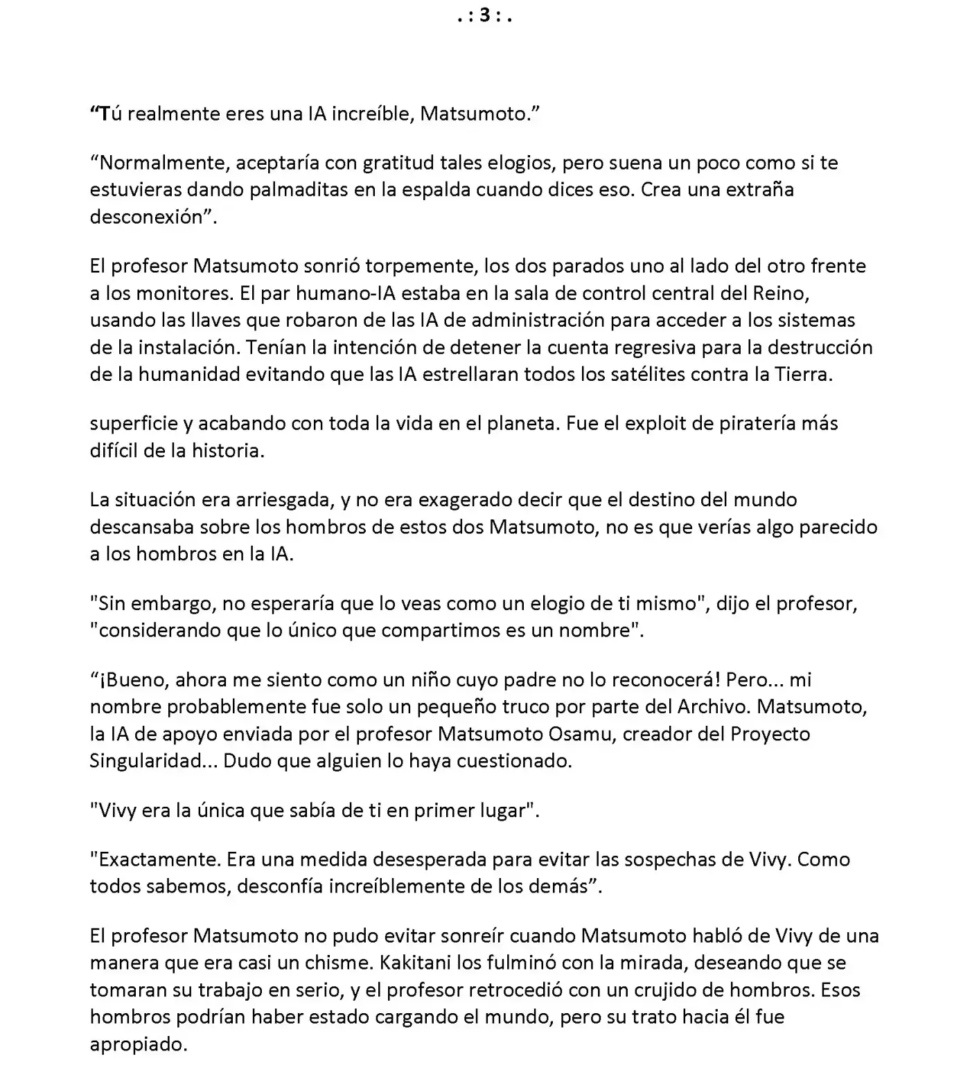 Vivy: Fluorite Eye's Song (Novela) - Capítulo 33.03 - Página 2 - LectorTMOo