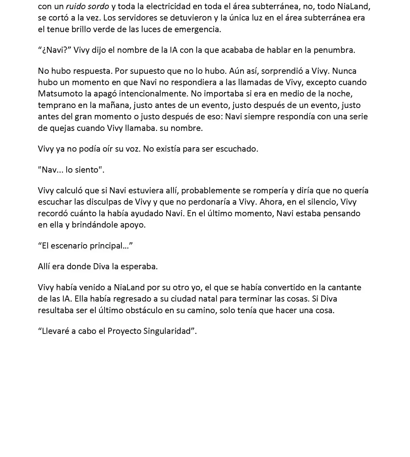 Vivy: Fluorite Eye's Song (Novela) - Capítulo 33.04 - Página 8 - LectorTMOo