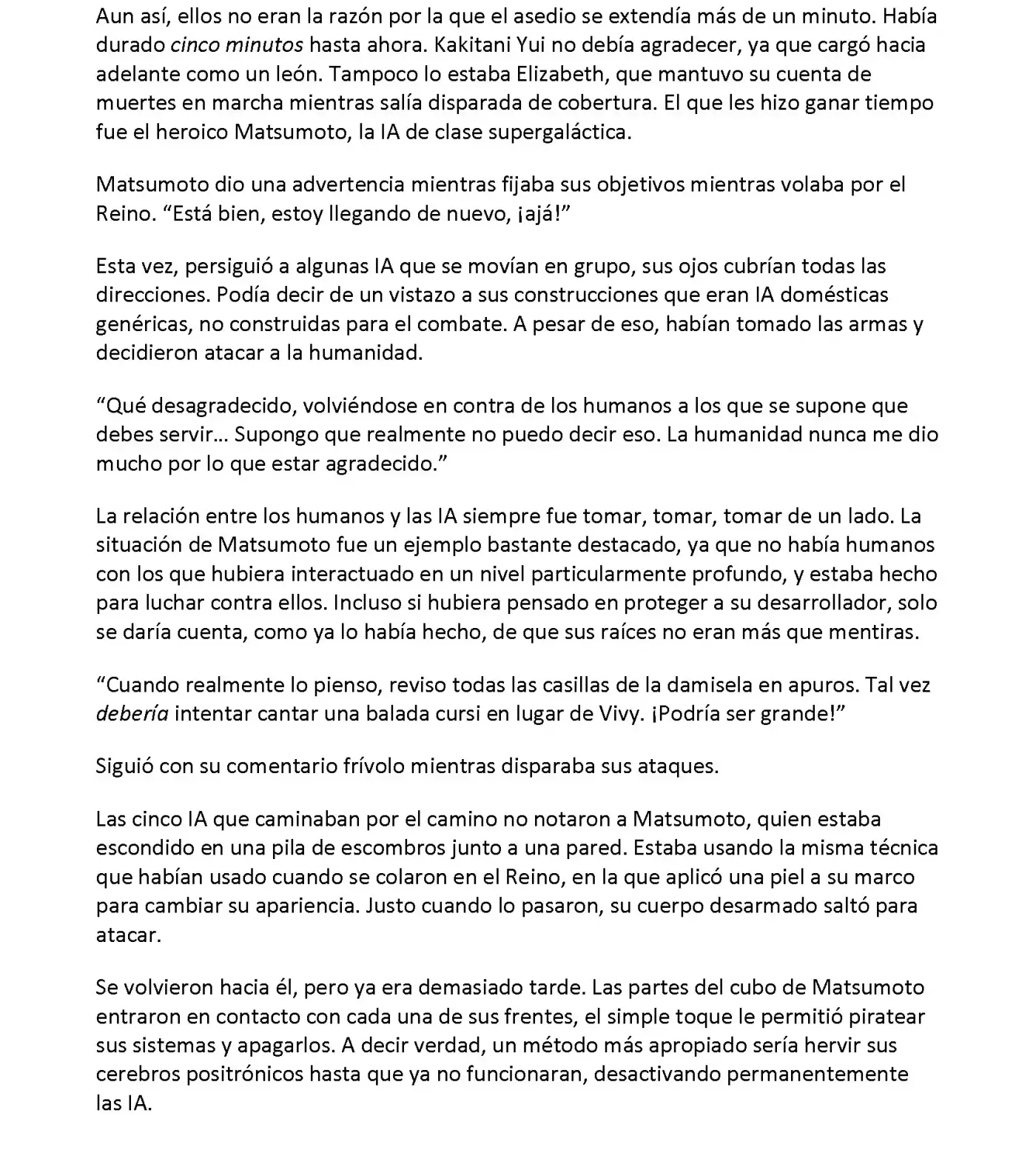 Vivy: Fluorite Eye's Song (Novela) - Capítulo 33.05 - Página 3 - LectorTMOo