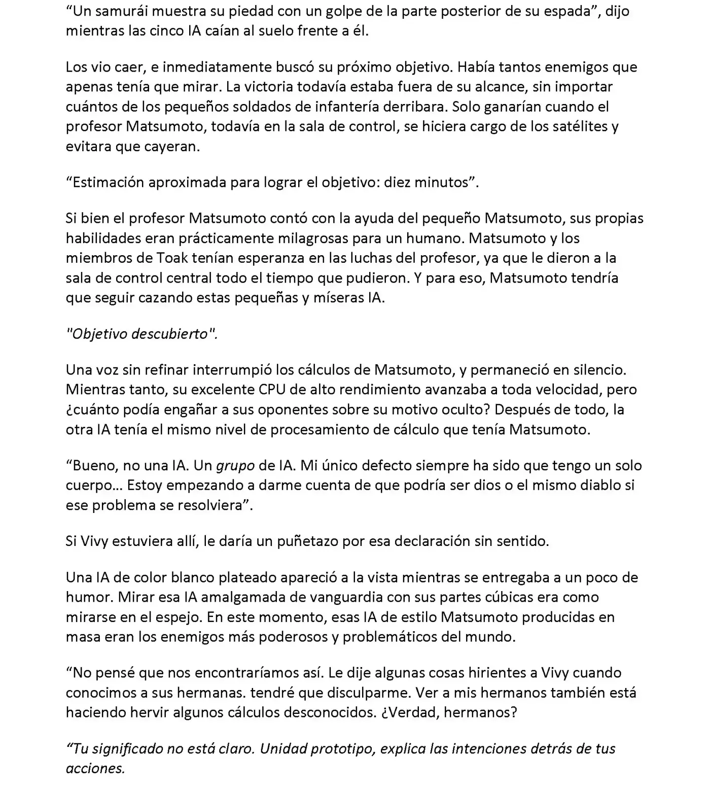 Vivy: Fluorite Eye's Song (Novela) - Capítulo 33.05 - Página 4 - LectorTMOo