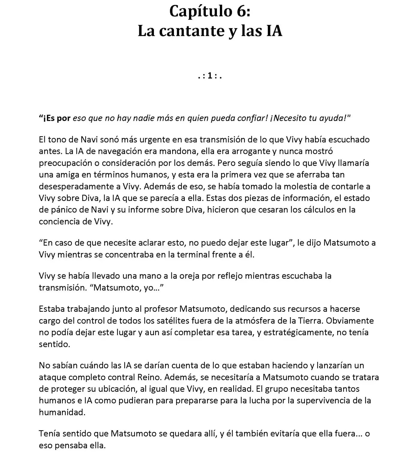 Vivy: Fluorite Eye's Song (Novela) - Capítulo 33 - Página 2 - LectorTMOo