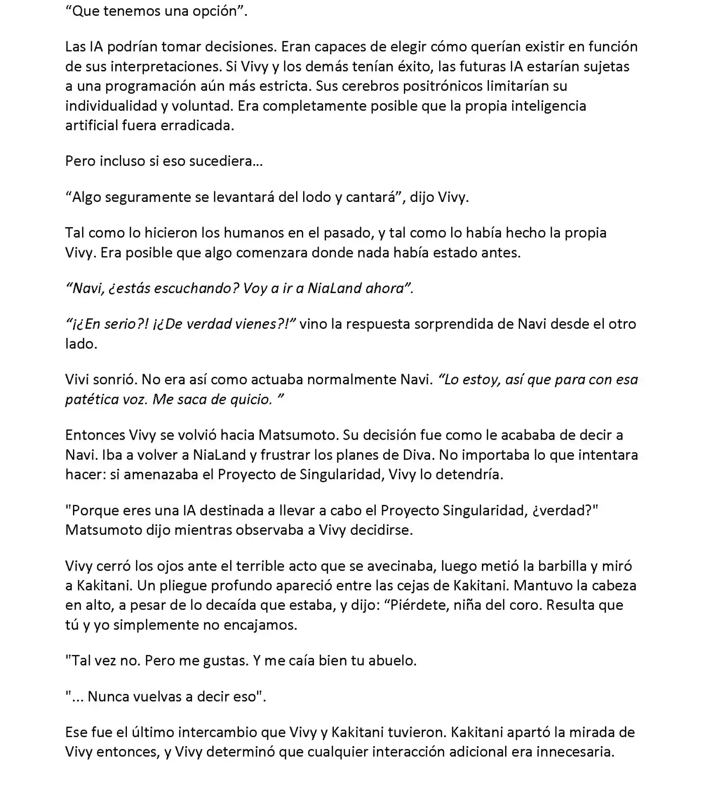 Vivy: Fluorite Eye's Song (Novela) - Capítulo 33 - Página 5 - LectorTMOo