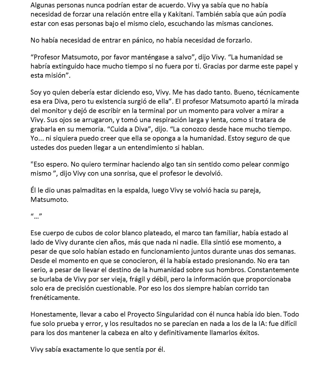 Vivy: Fluorite Eye's Song (Novela) - Capítulo 33 - Página 6 - LectorTMOo