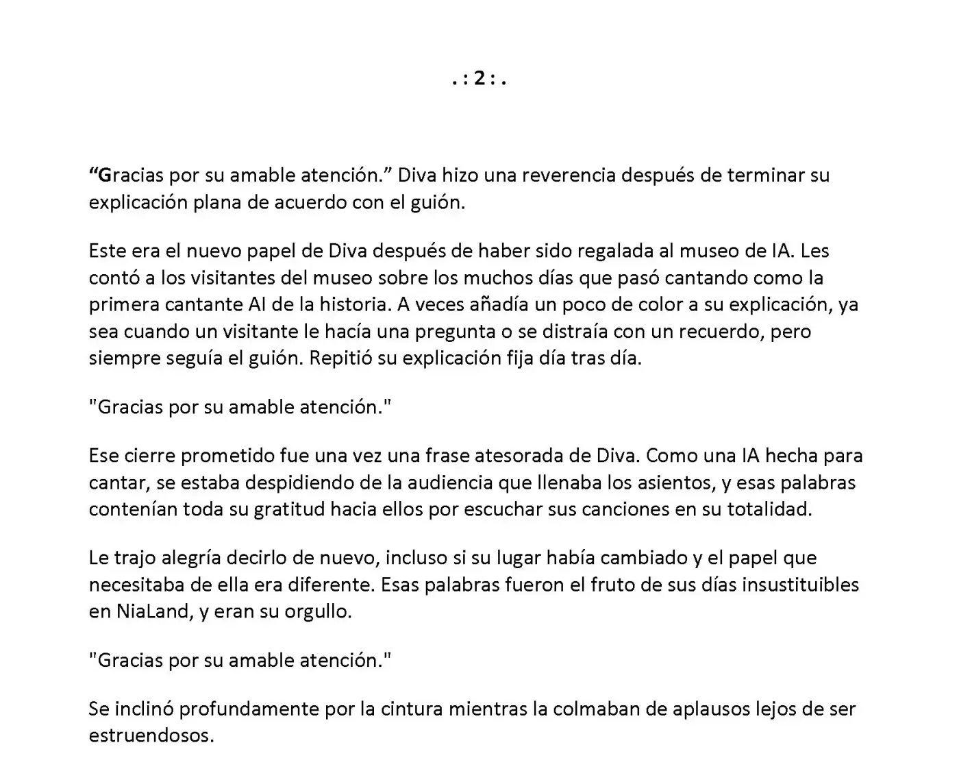 Vivy: Fluorite Eye's Song (Novela) - Capítulo 34.02 - Página 2 - LectorTMOo