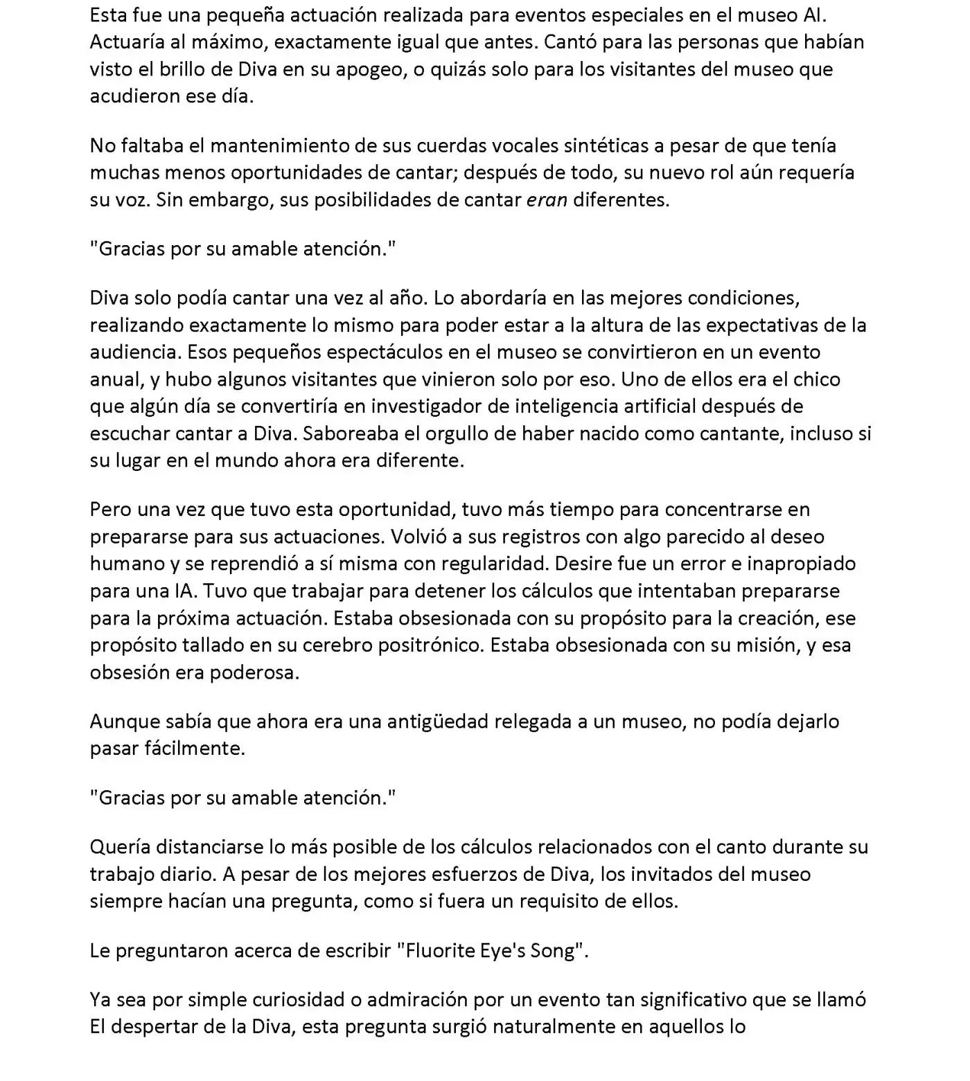 Vivy: Fluorite Eye's Song (Novela) - Capítulo 34.02 - Página 3 - LectorTMOo