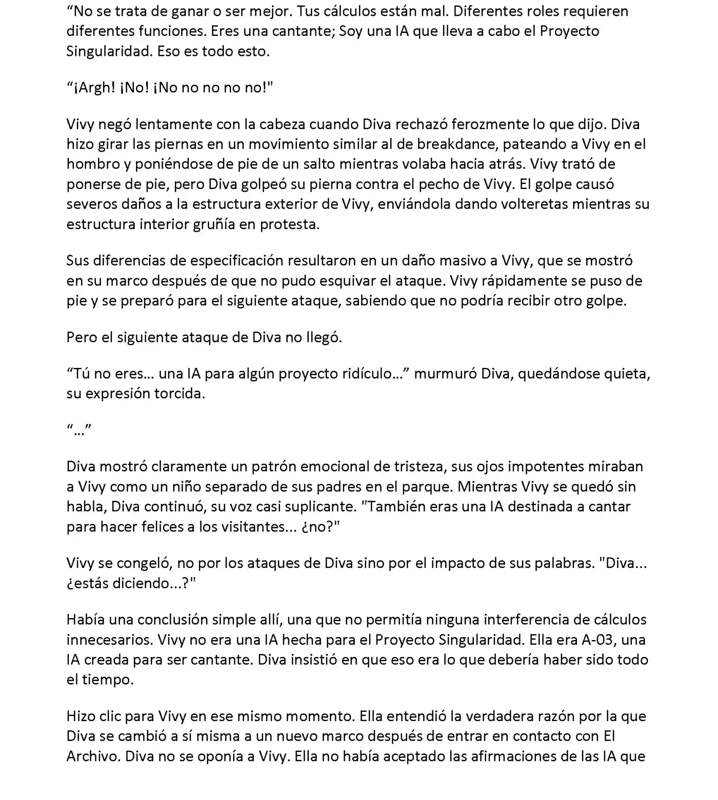 Vivy: Fluorite Eye's Song (Novela) - Capítulo 34.03 - Página 5 - LectorTMOo