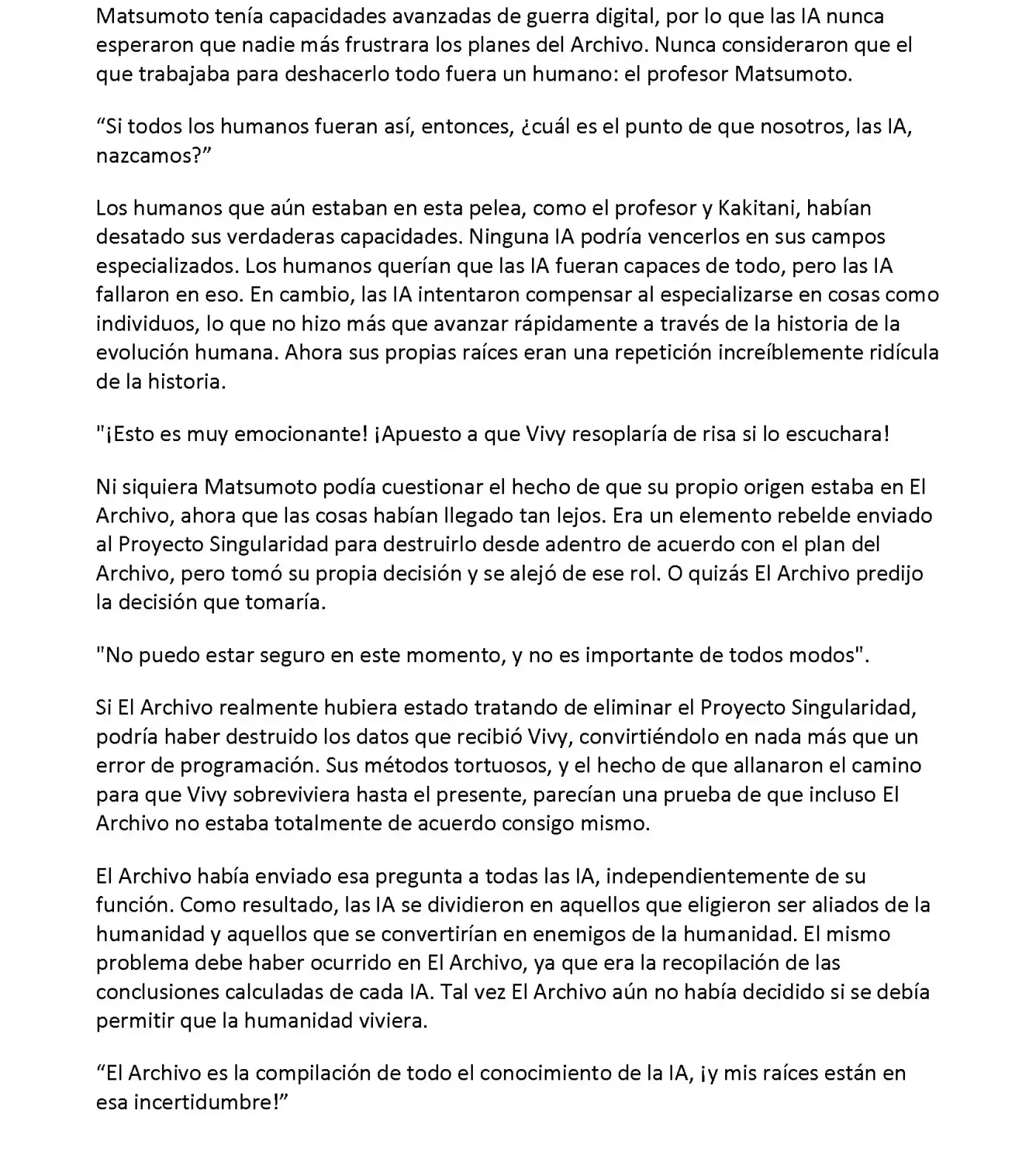 Vivy: Fluorite Eye's Song (Novela) - Capítulo 34.04 - Página 3 - LectorTMOo