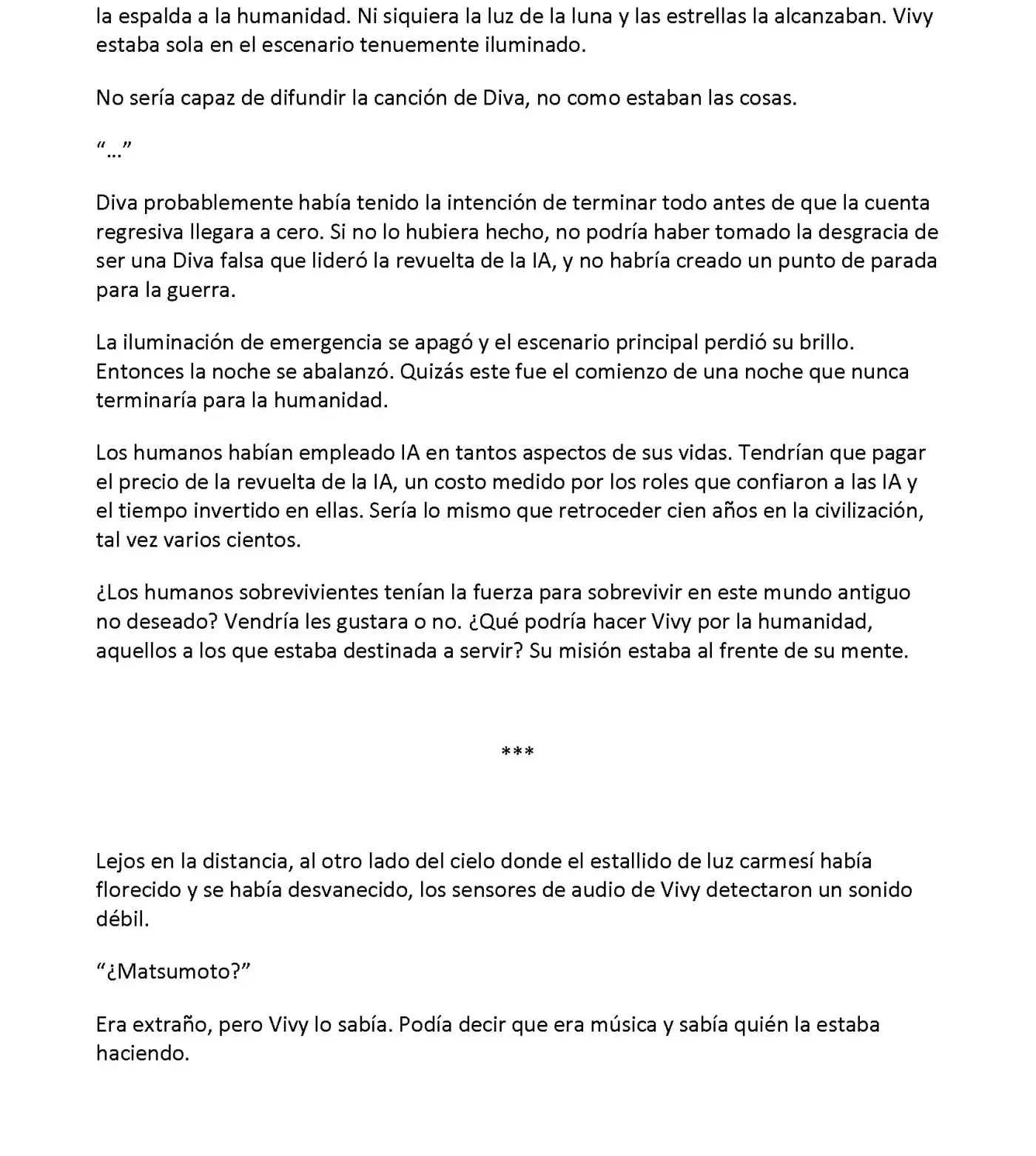 Vivy: Fluorite Eye's Song (Novela) - Capítulo 34.07 - Página 3 - LectorTMOo