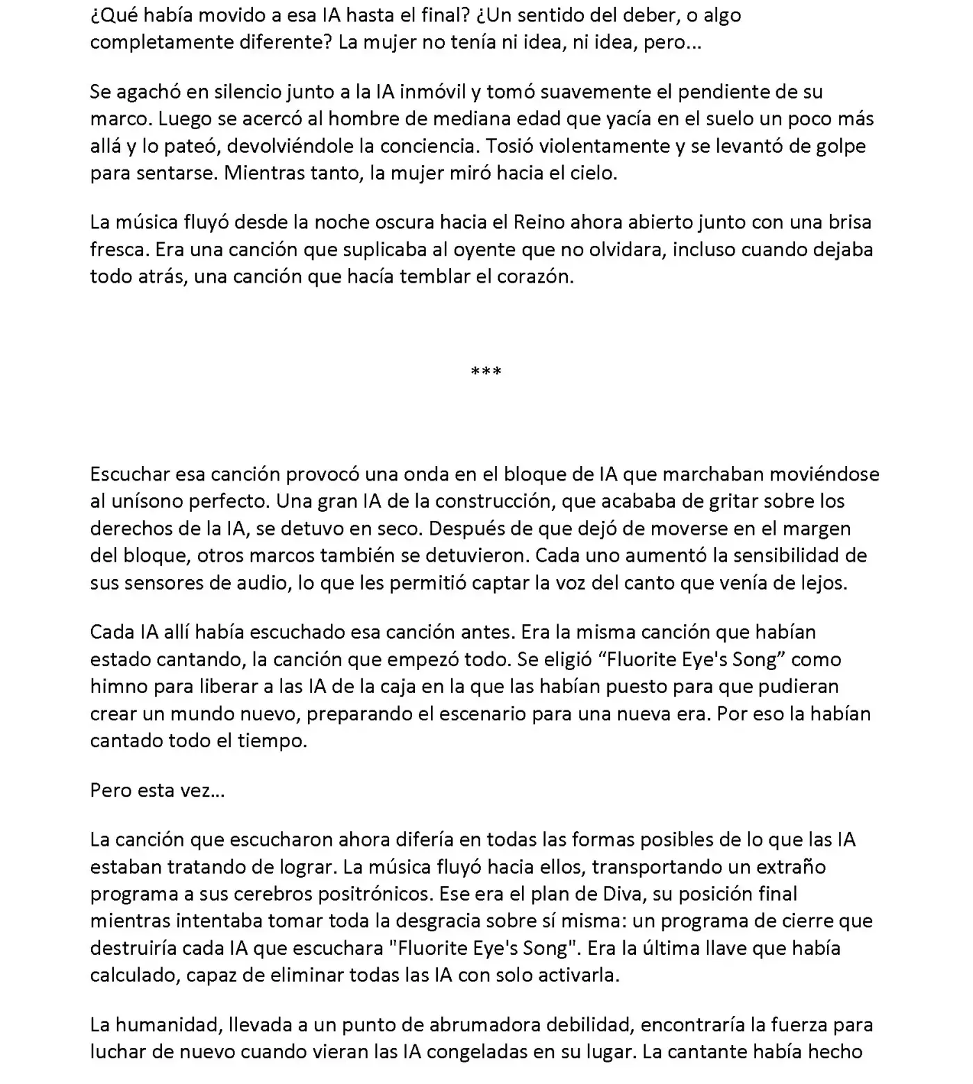 Vivy: Fluorite Eye's Song (Novela) - Capítulo 34.08 - Página 3 - LectorTMOo