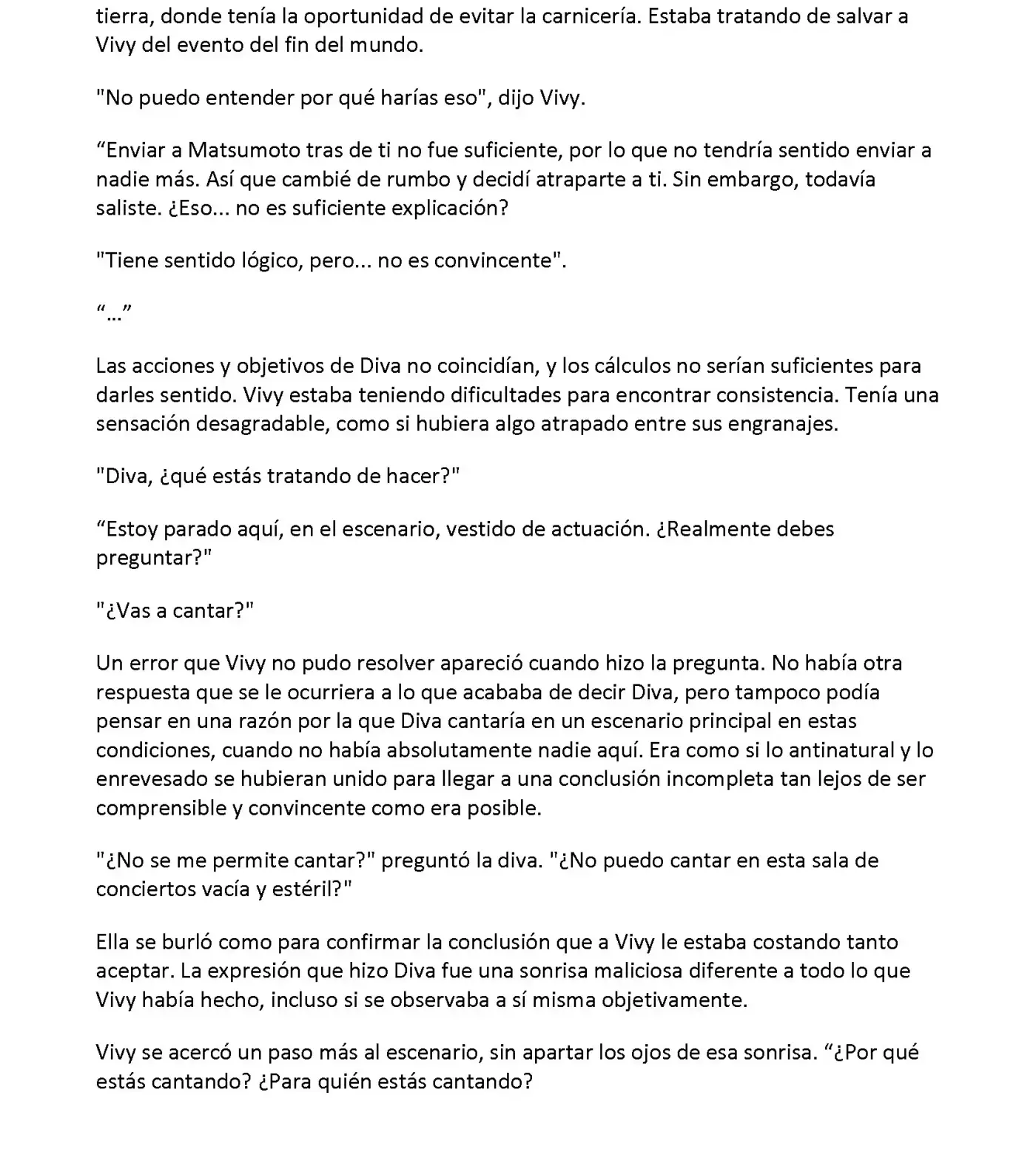 Vivy: Fluorite Eye's Song (Novela) - Capítulo 34 - Página 5 - LectorTMOo
