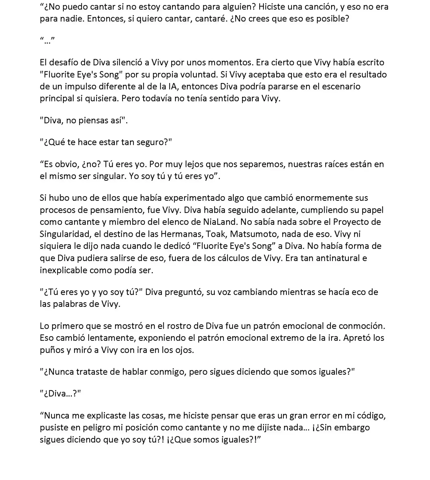 Vivy: Fluorite Eye's Song (Novela) - Capítulo 34 - Página 6 - LectorTMOo