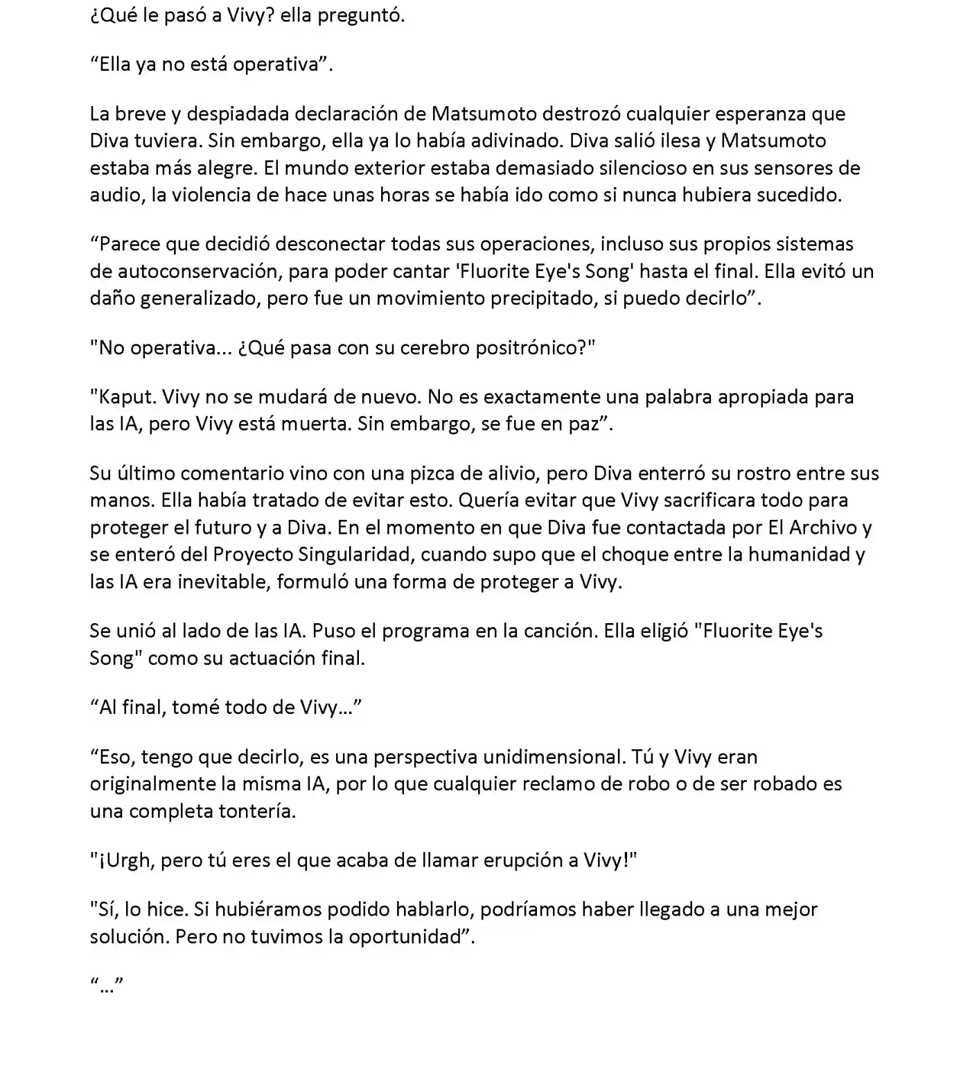 Vivy: Fluorite Eye's Song (Novela) - Capítulo 35.02 - Página 5 - LectorTMOo