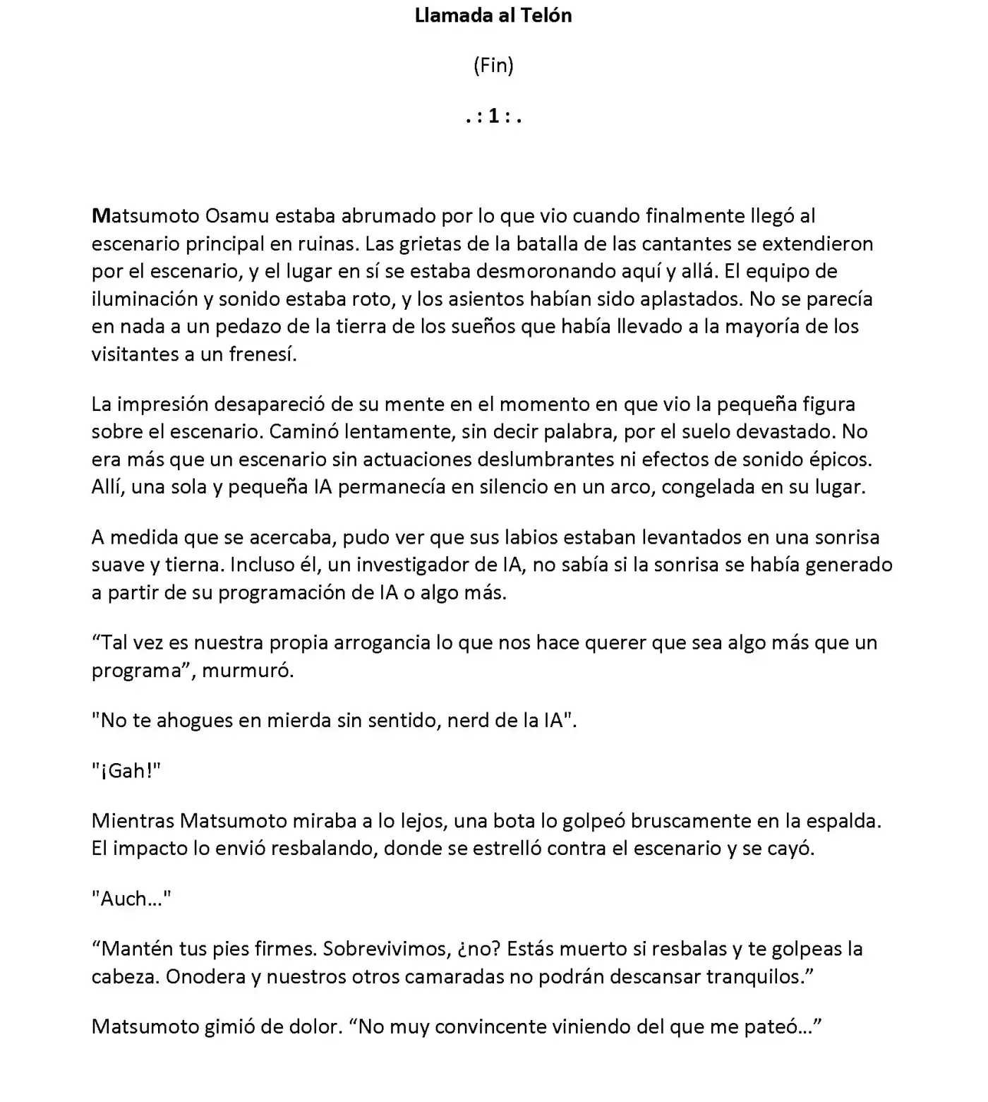 Vivy: Fluorite Eye's Song (Novela) - Capítulo 35 - Página 2 - LectorTMOo