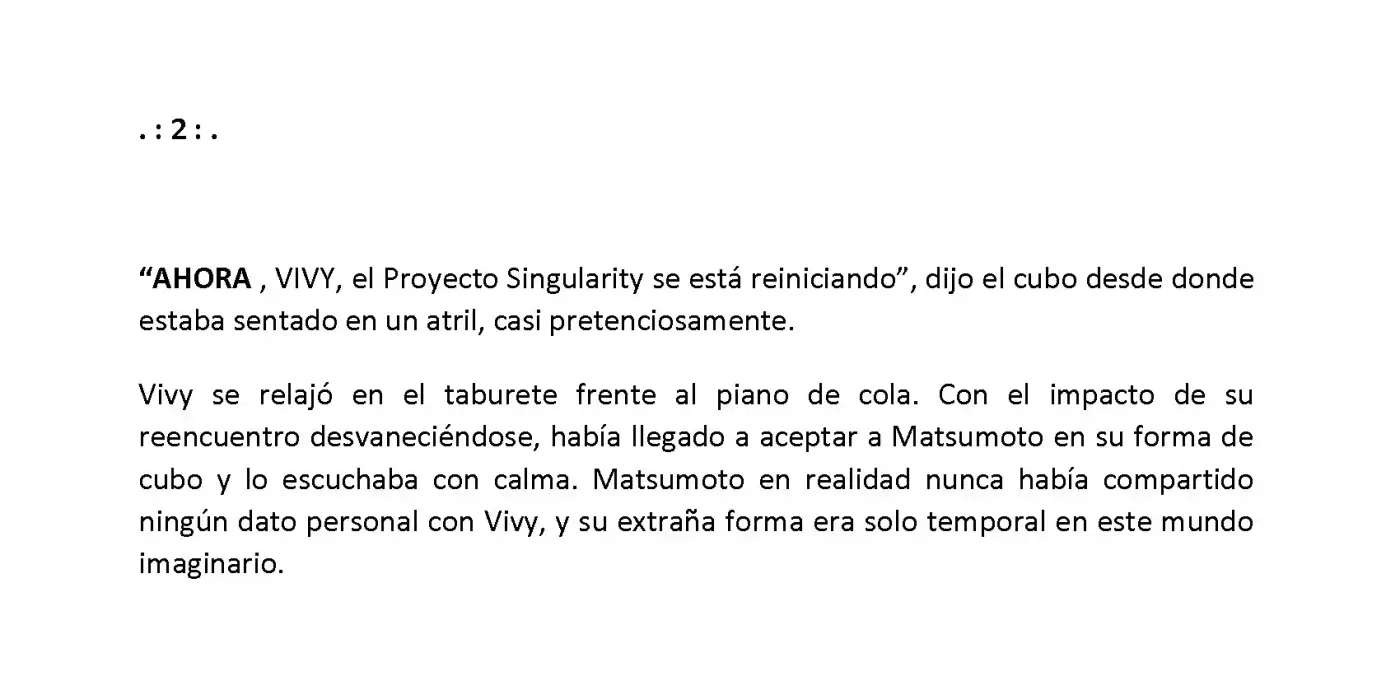 Vivy: Fluorite Eye's Song (Novela) - Capítulo 4.02 - Página 2 - LectorTMOo