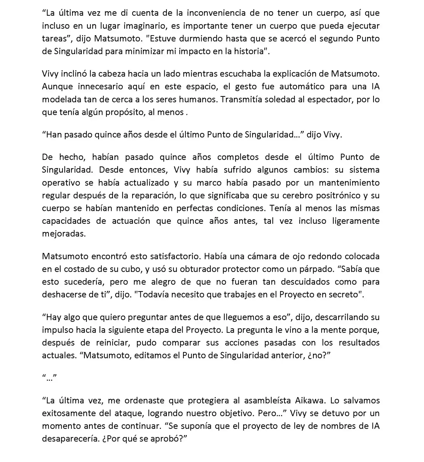 Vivy: Fluorite Eye's Song (Novela) - Capítulo 4.02 - Página 3 - LectorTMOo
