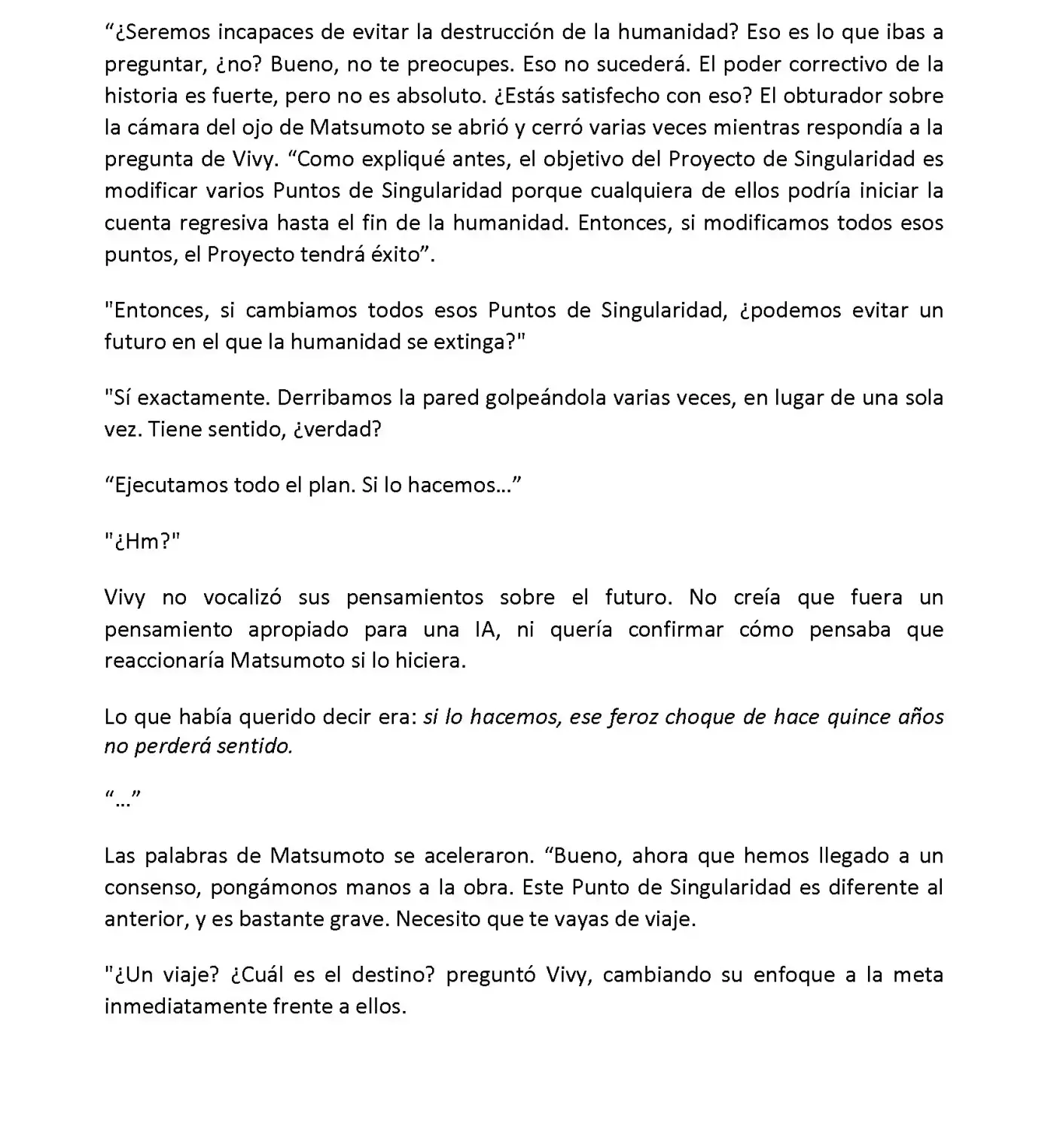 Vivy: Fluorite Eye's Song (Novela) - Capítulo 4.02 - Página 5 - LectorTMOo