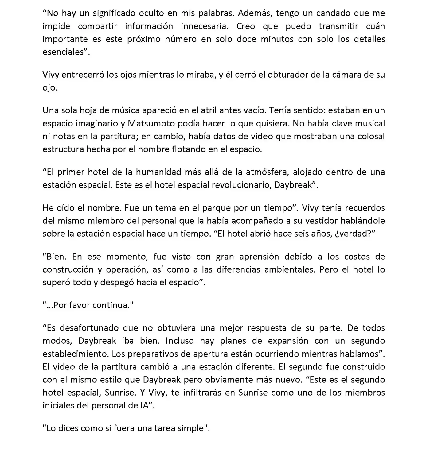 Vivy: Fluorite Eye's Song (Novela) - Capítulo 4.02 - Página 7 - LectorTMOo