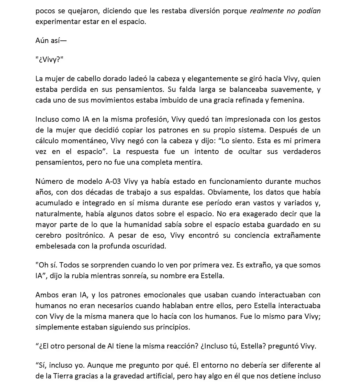 Vivy: Fluorite Eye's Song (Novela) - Capítulo 4.03 - Página 3 - LectorTMOo
