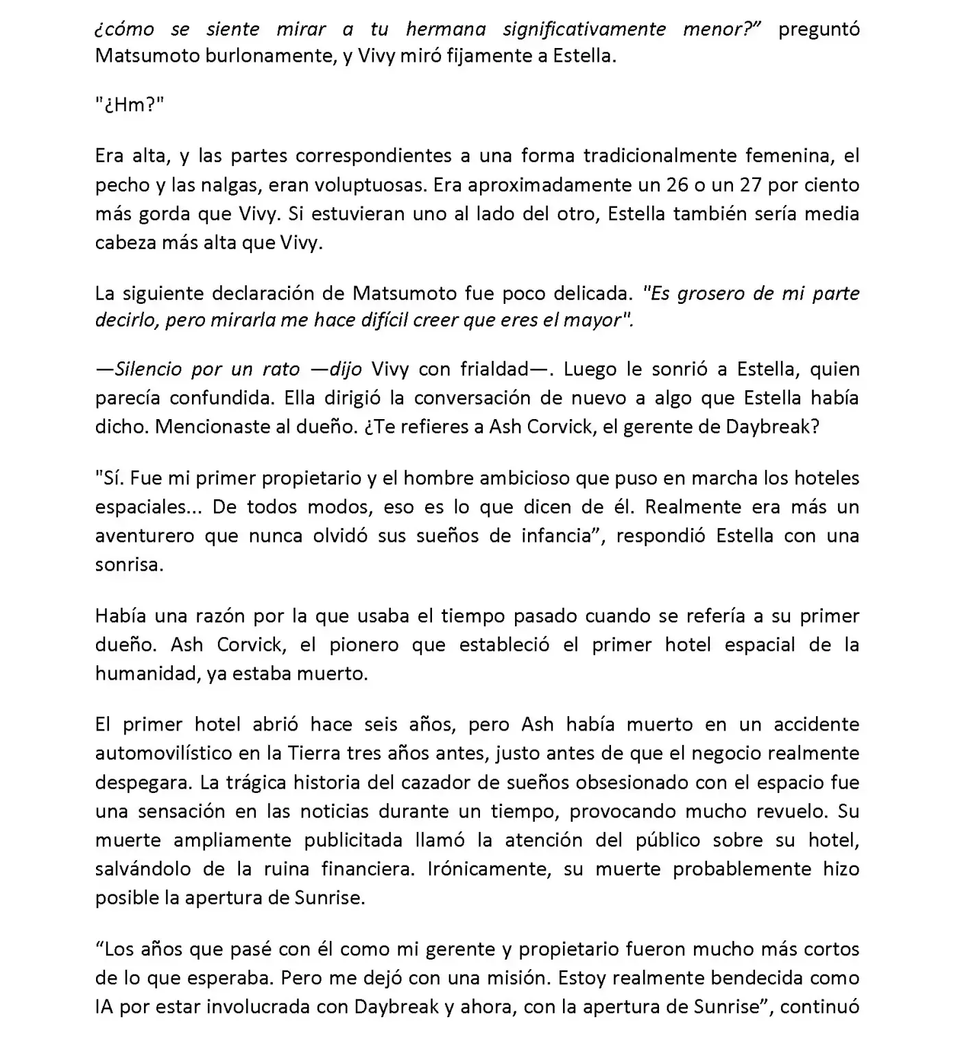 Vivy: Fluorite Eye's Song (Novela) - Capítulo 4.03 - Página 5 - LectorTMOo