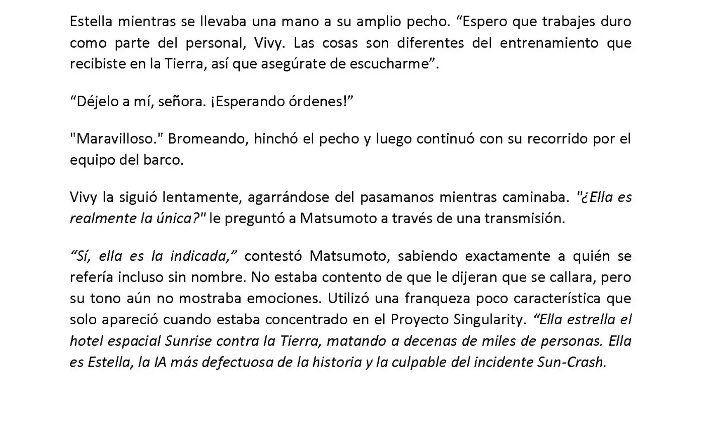 Vivy: Fluorite Eye's Song (Novela) - Capítulo 4.03 - Página 6 - LectorTMOo