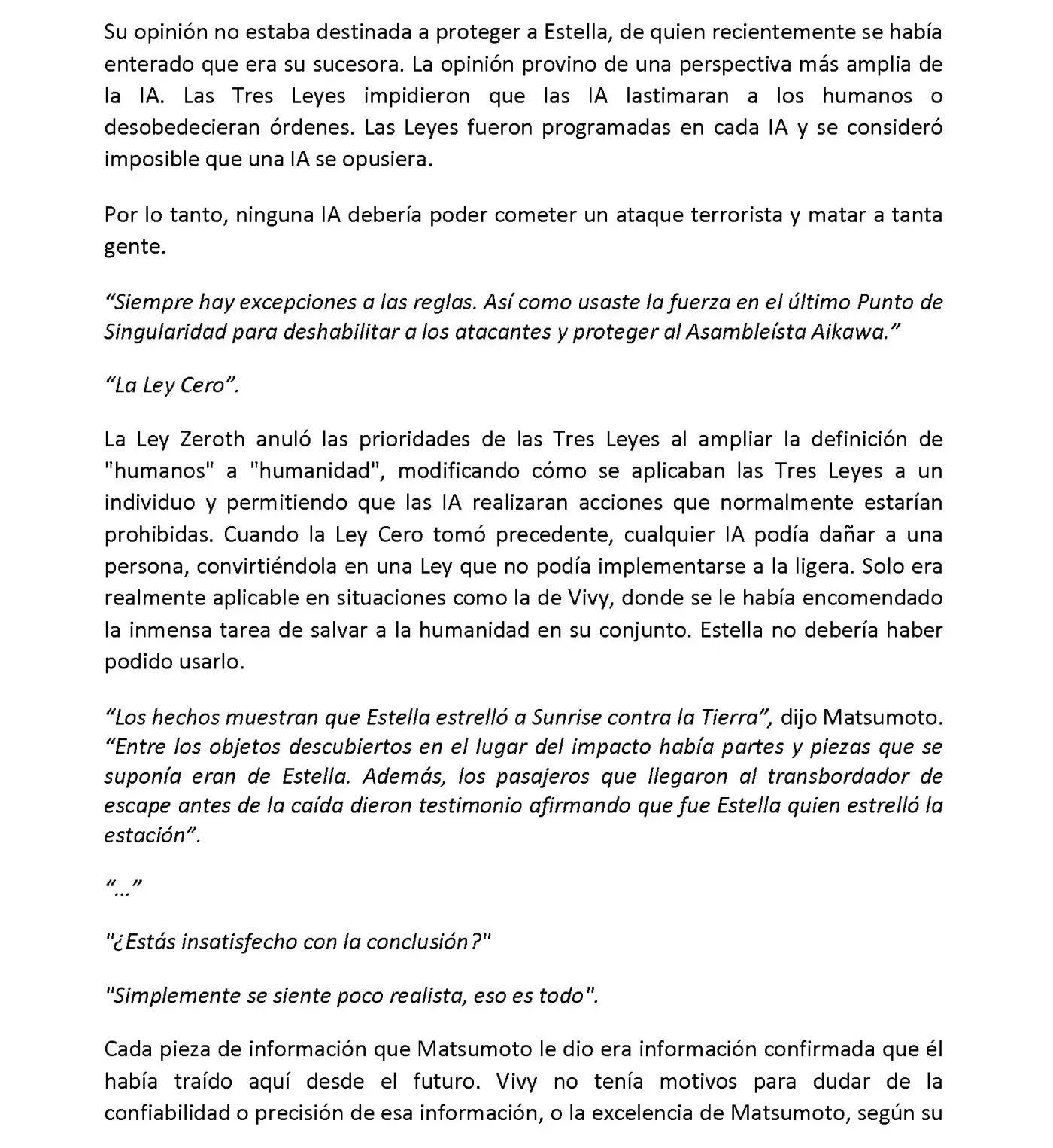 Vivy: Fluorite Eye's Song (Novela) - Capítulo 4.04 - Página 3 - LectorTMOo