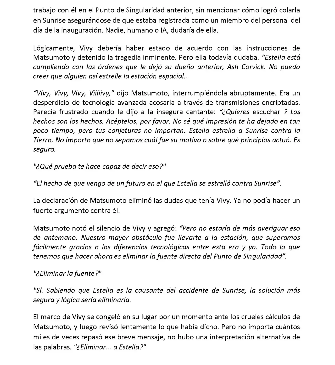 Vivy: Fluorite Eye's Song (Novela) - Capítulo 4.04 - Página 4 - LectorTMOo