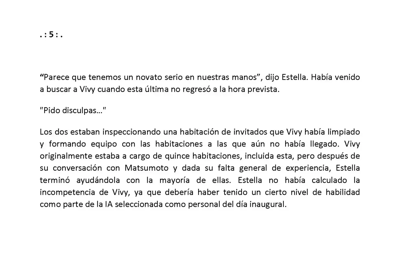 Vivy: Fluorite Eye's Song (Novela) - Capítulo 4.05 - Página 3 - LectorTMOo