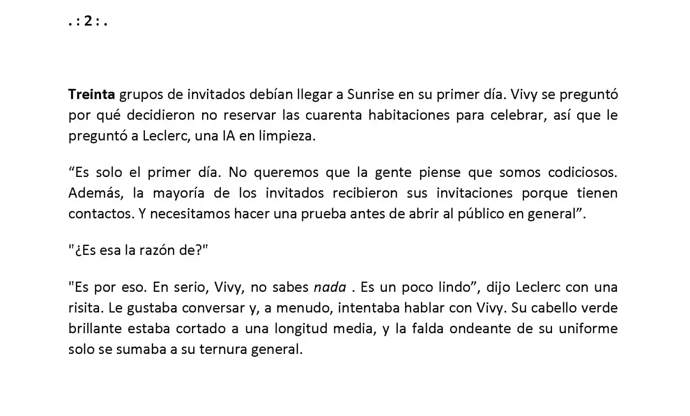 Vivy: Fluorite Eye's Song (Novela) - Capítulo 5.02 - Página 2 - LectorTMOo