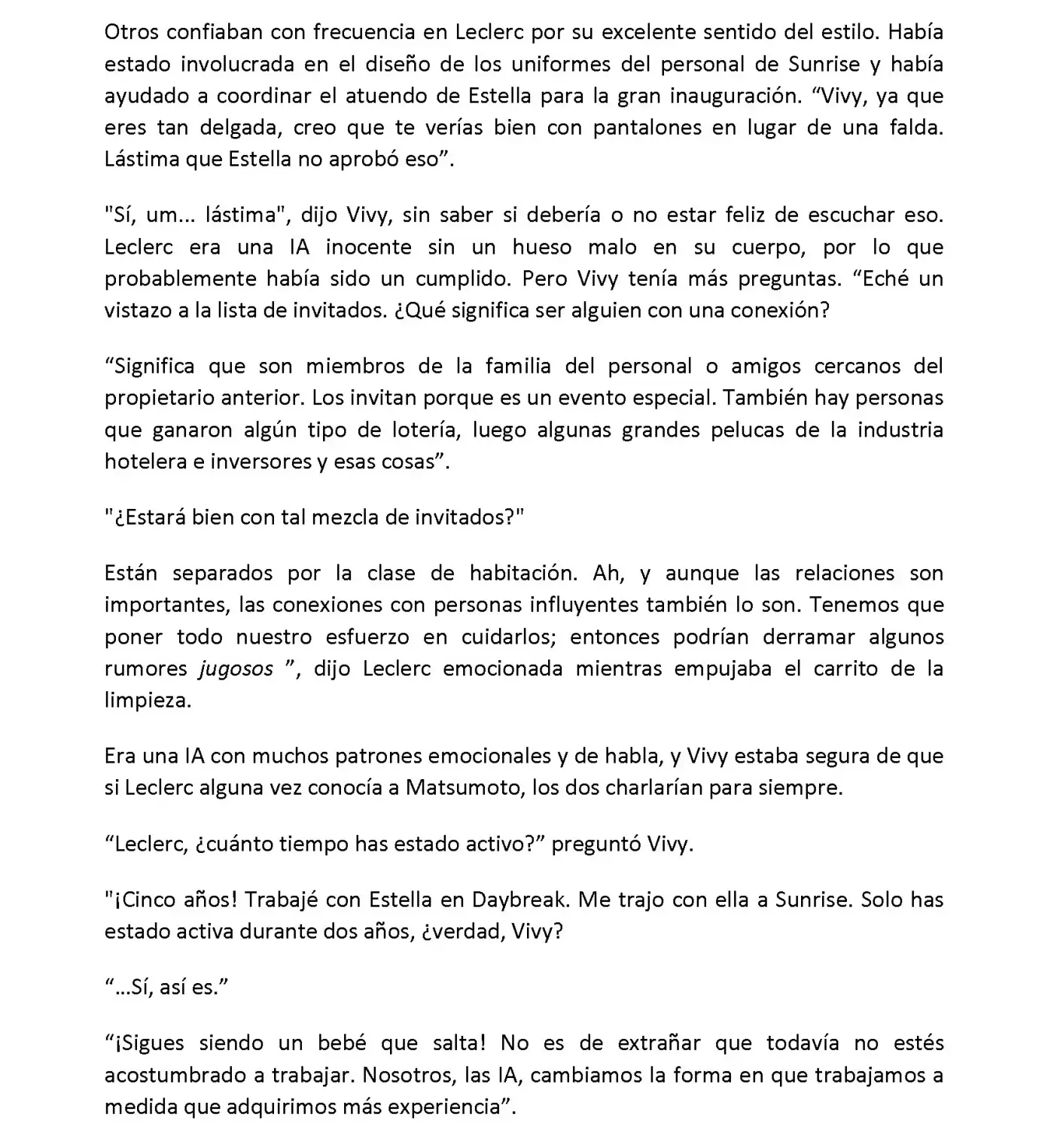 Vivy: Fluorite Eye's Song (Novela) - Capítulo 5.02 - Página 4 - LectorTMOo