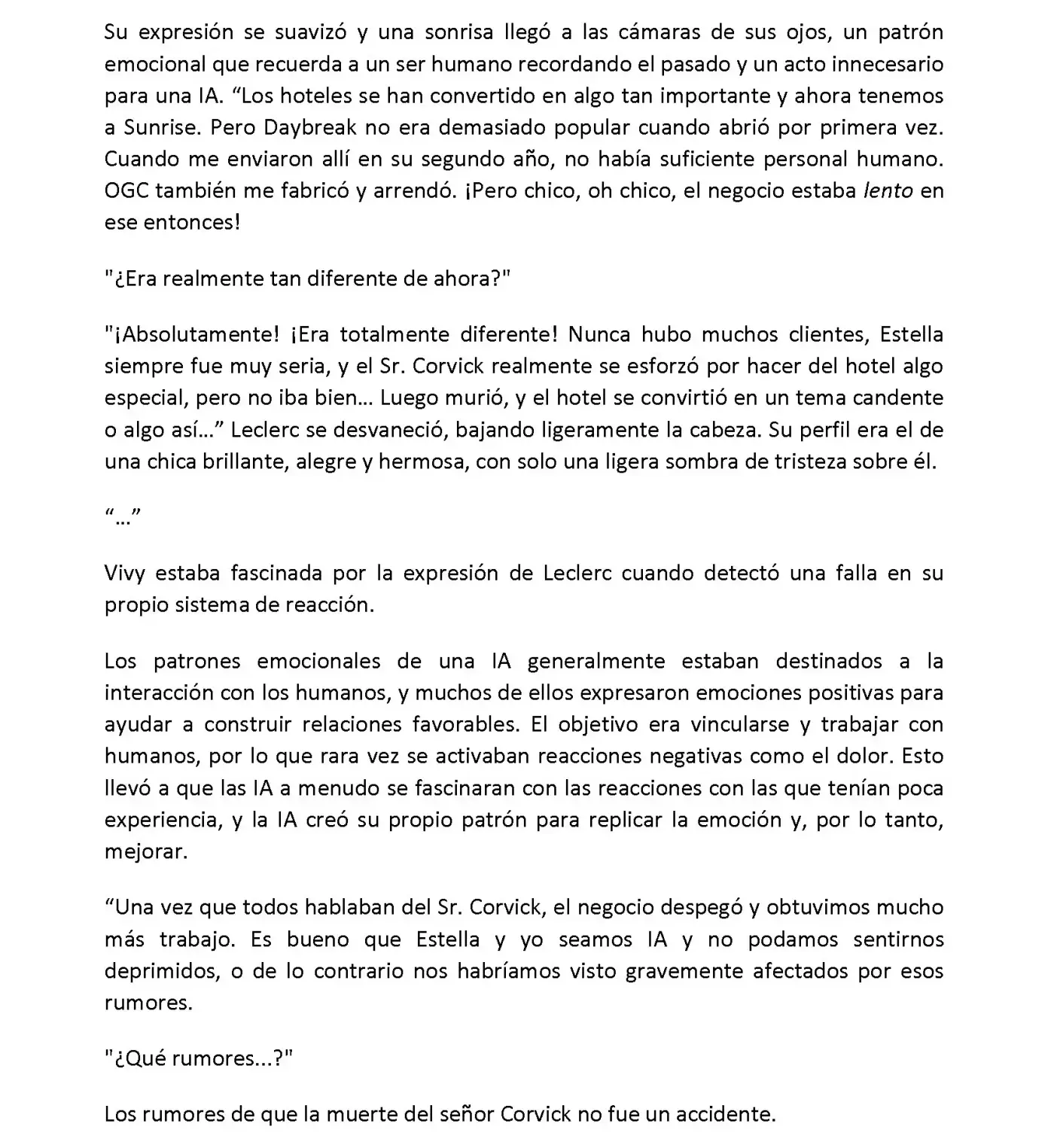 Vivy: Fluorite Eye's Song (Novela) - Capítulo 5.02 - Página 6 - LectorTMOo