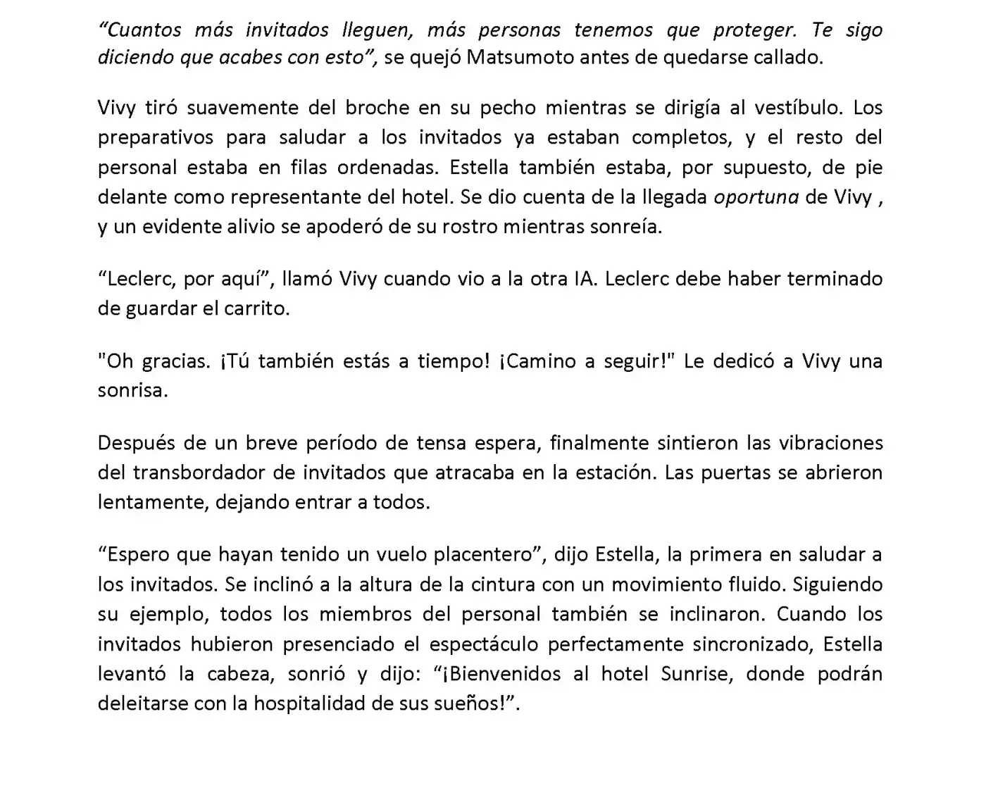 Vivy: Fluorite Eye's Song (Novela) - Capítulo 5.02 - Página 9 - LectorTMOo