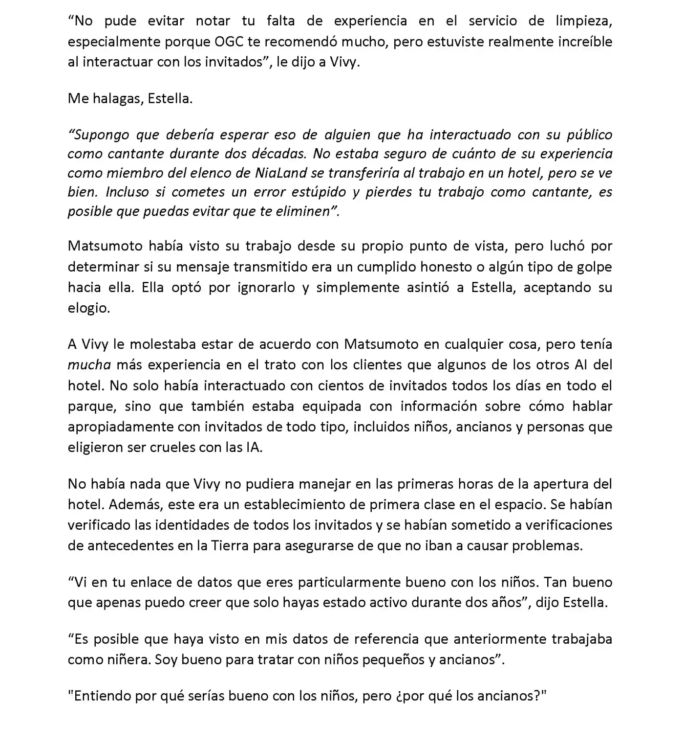 Vivy: Fluorite Eye's Song (Novela) - Capítulo 5.03 - Página 3 - LectorTMOo