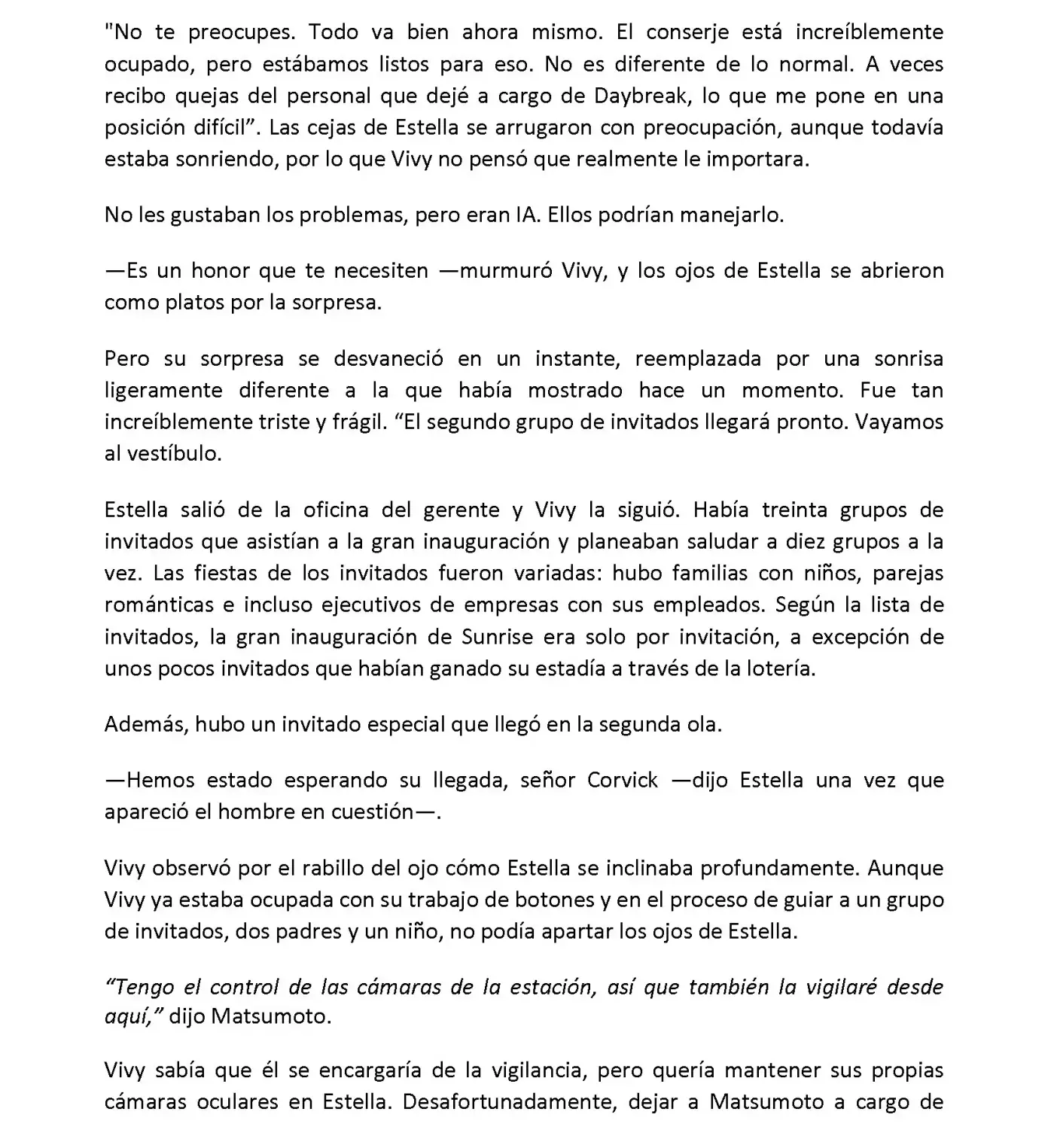 Vivy: Fluorite Eye's Song (Novela) - Capítulo 5.03 - Página 5 - LectorTMOo