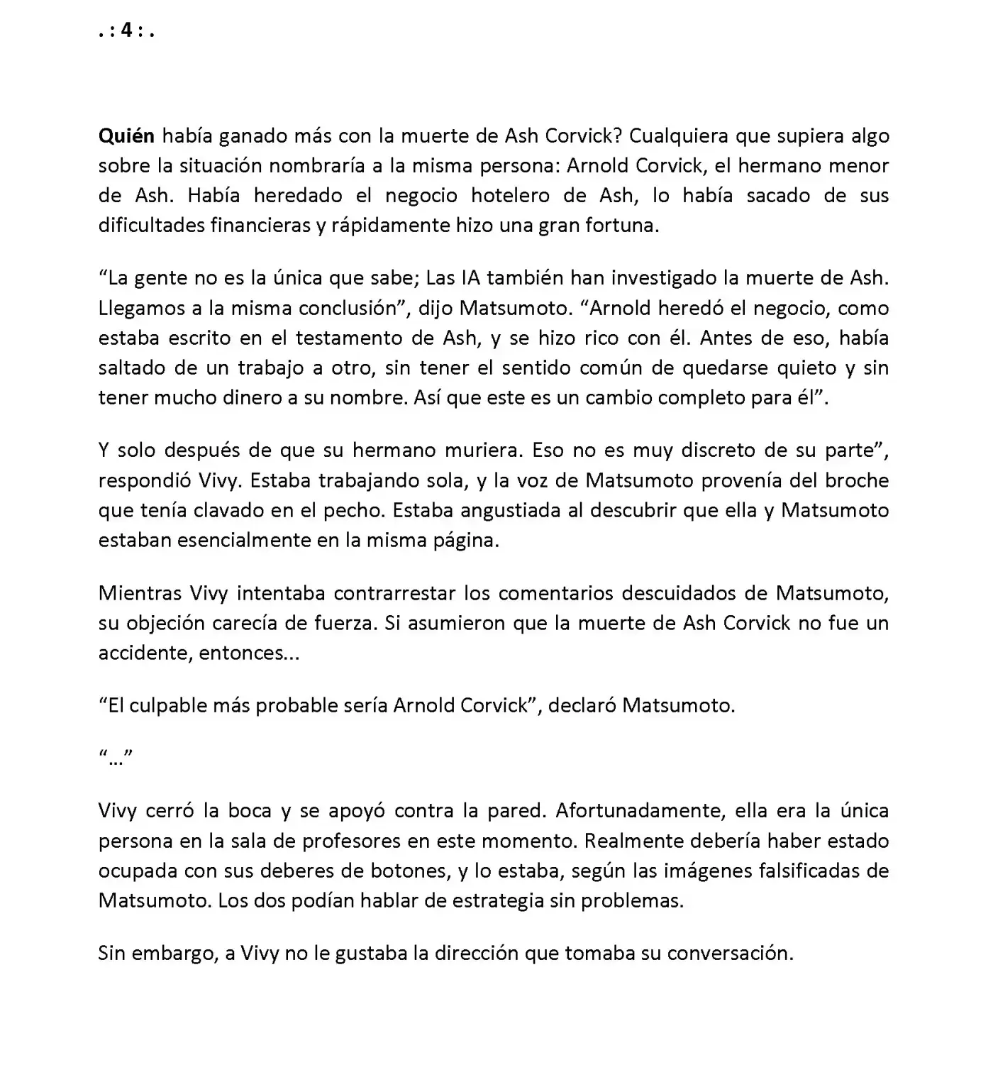 Vivy: Fluorite Eye's Song (Novela) - Capítulo 5.04 - Página 2 - LectorTMOo