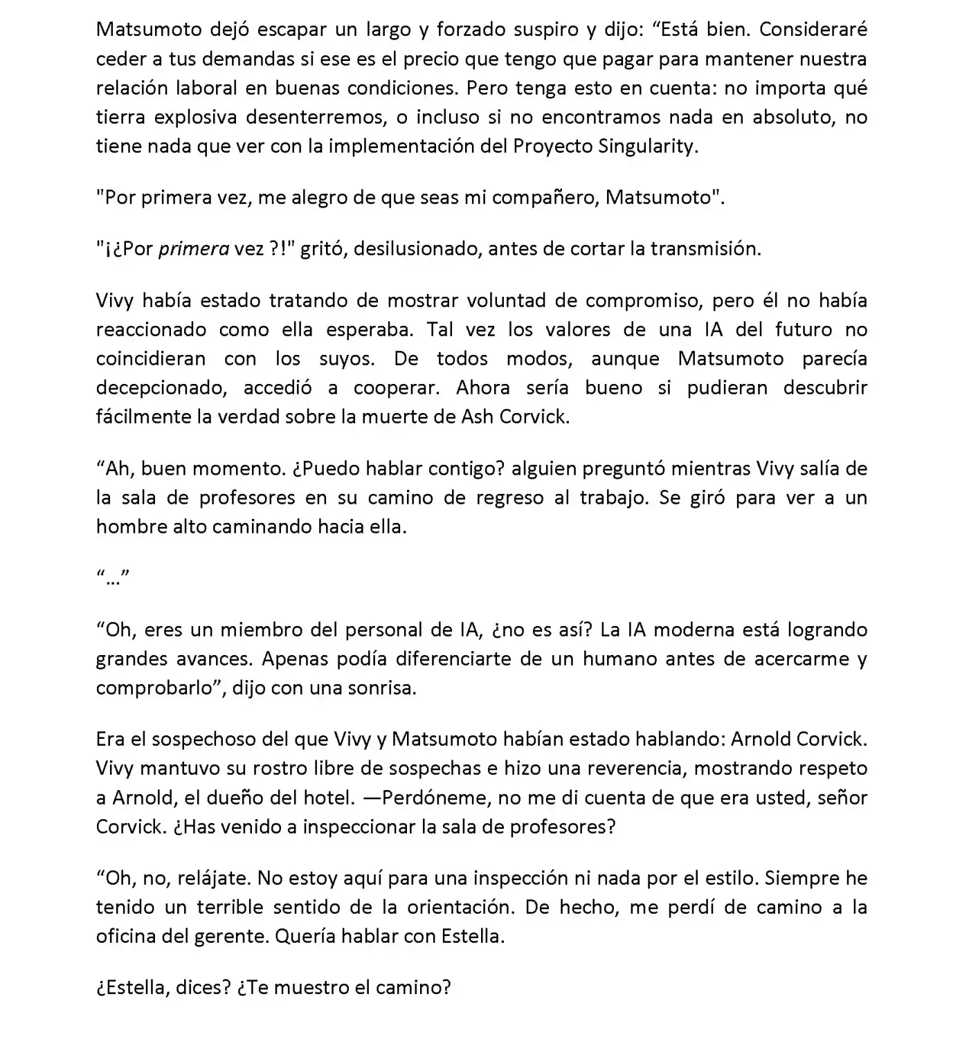 Vivy: Fluorite Eye's Song (Novela) - Capítulo 5.04 - Página 5 - LectorTMOo