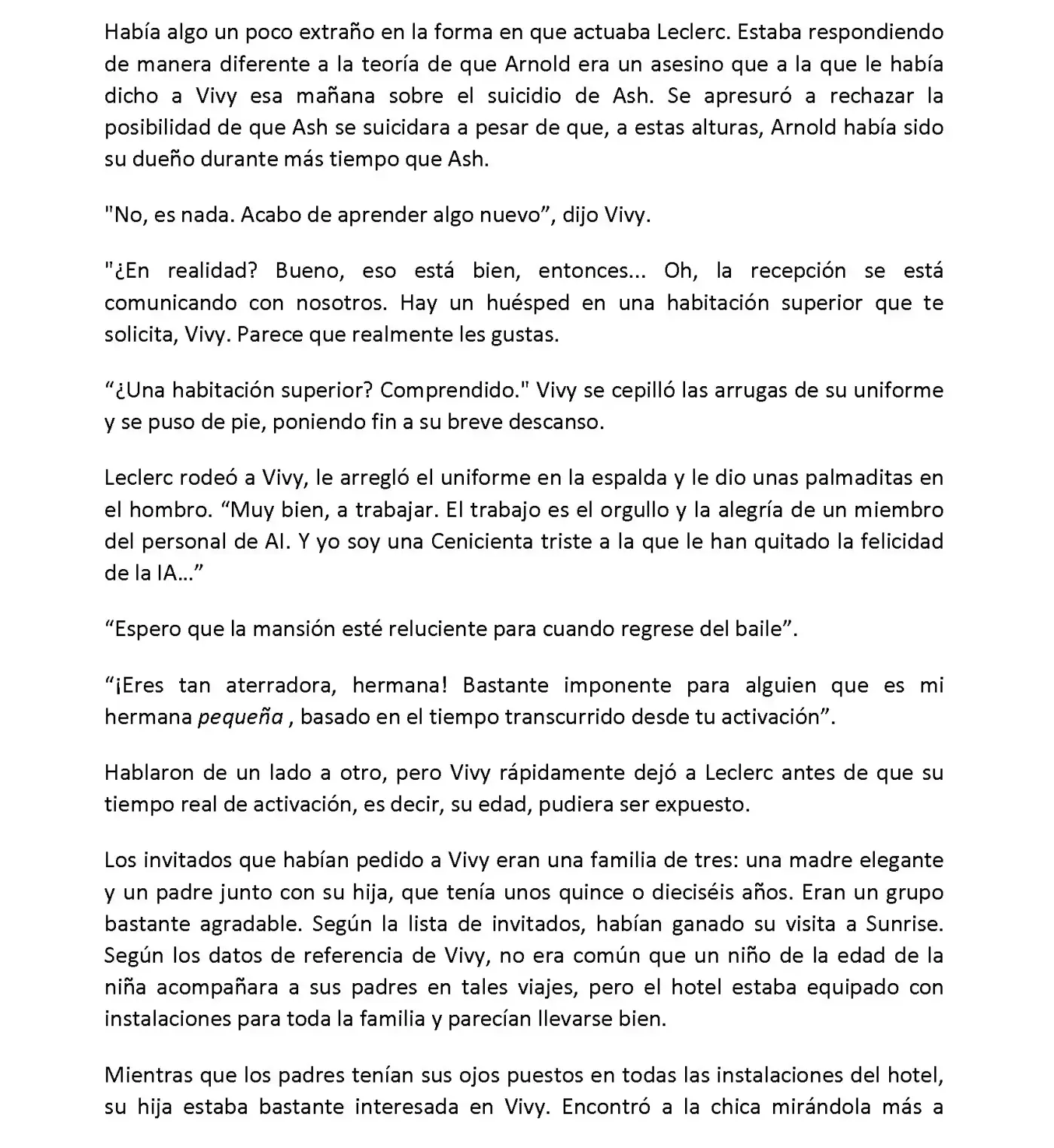 Vivy: Fluorite Eye's Song (Novela) - Capítulo 5.05 - Página 5 - LectorTMOo