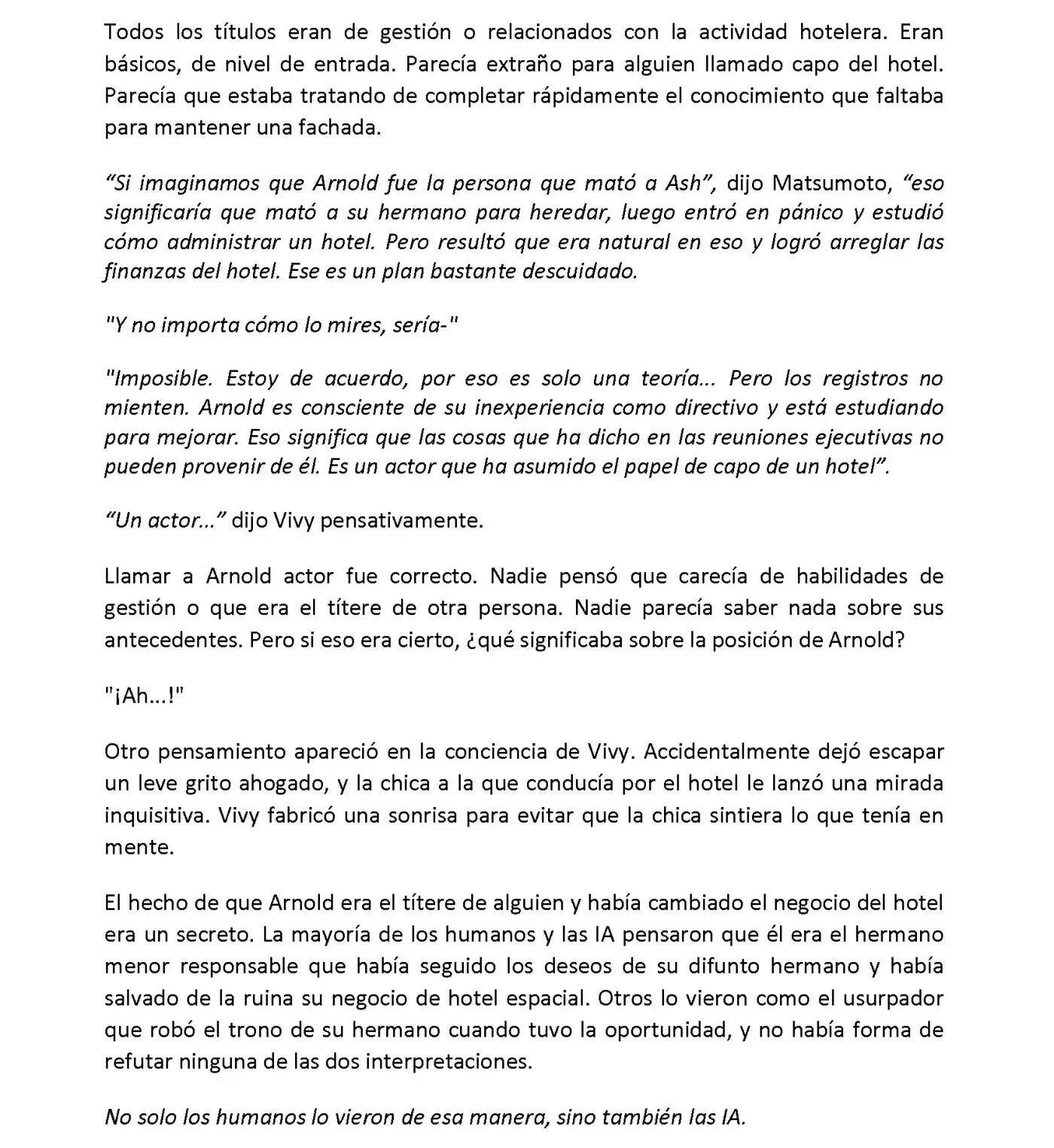 Vivy: Fluorite Eye's Song (Novela) - Capítulo 5.05 - Página 8 - LectorTMOo