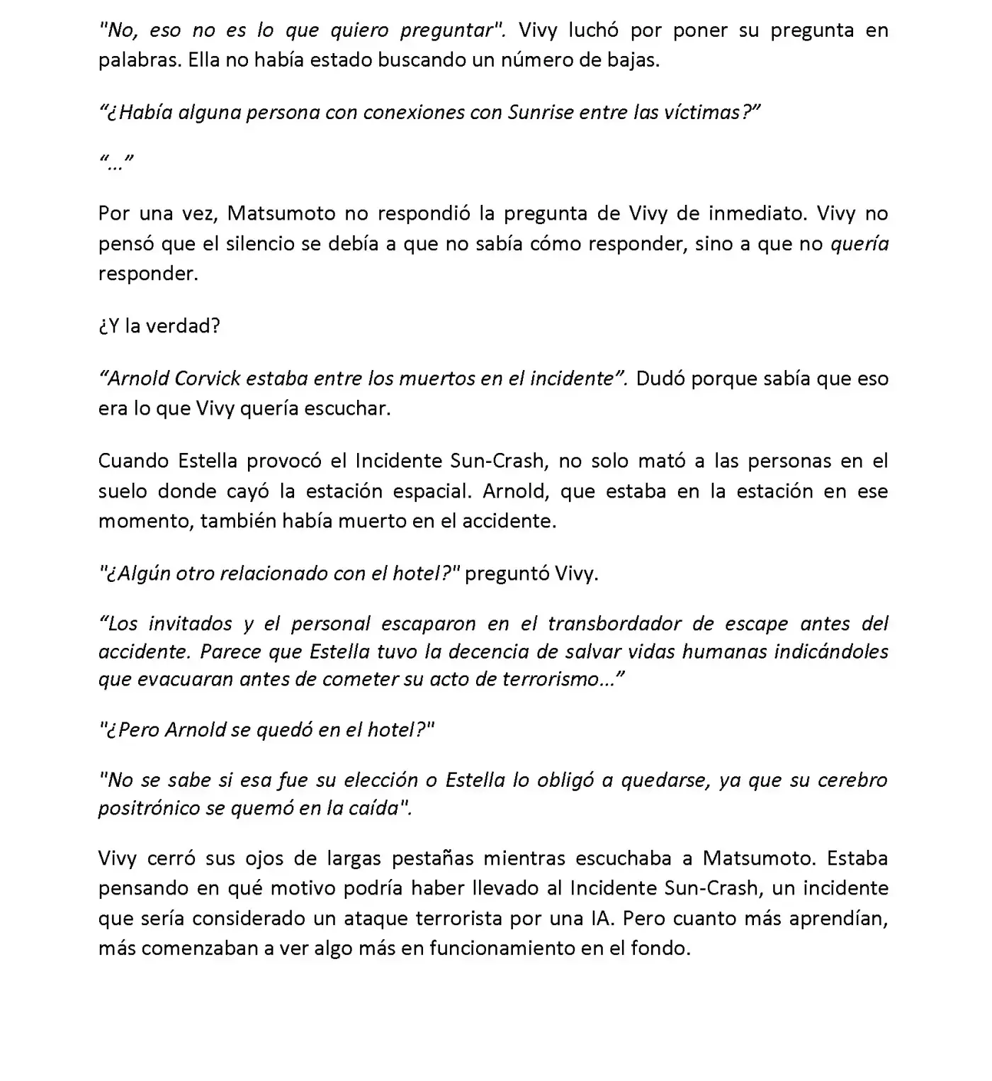 Vivy: Fluorite Eye's Song (Novela) - Capítulo 5.06 - Página 3 - LectorTMOo