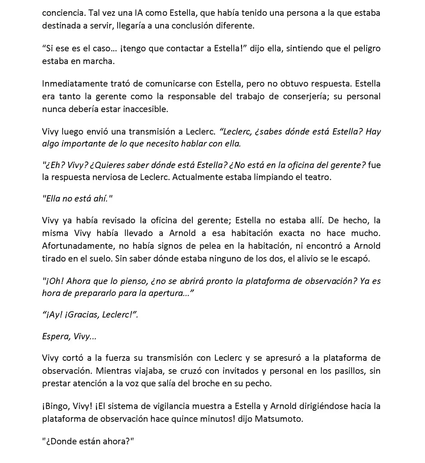 Vivy: Fluorite Eye's Song (Novela) - Capítulo 5.06 - Página 5 - LectorTMOo
