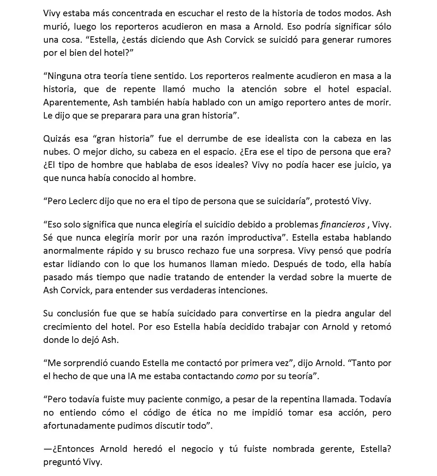 Vivy: Fluorite Eye's Song (Novela) - Capítulo 5.09 - Página 3 - LectorTMOo