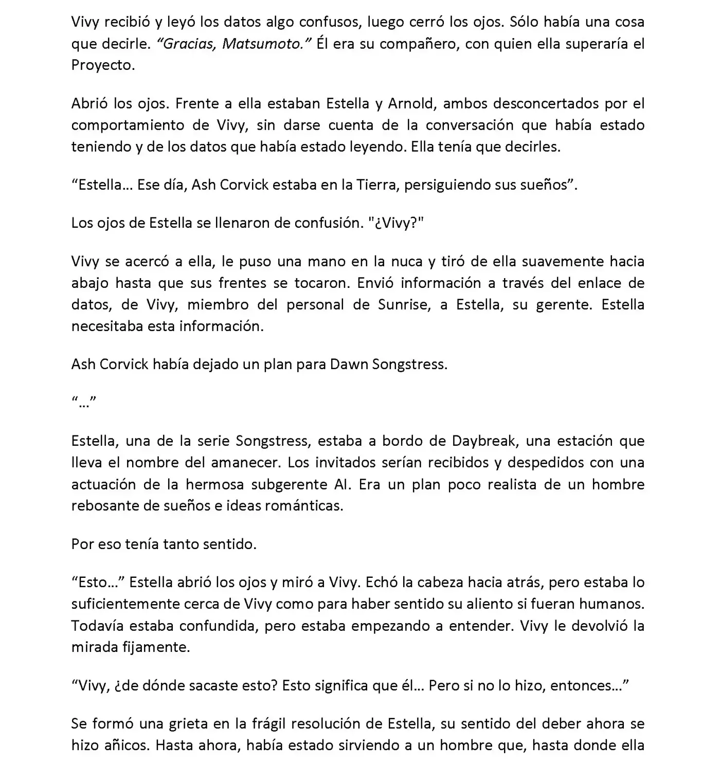 Vivy: Fluorite Eye's Song (Novela) - Capítulo 5.09 - Página 9 - LectorTMOo