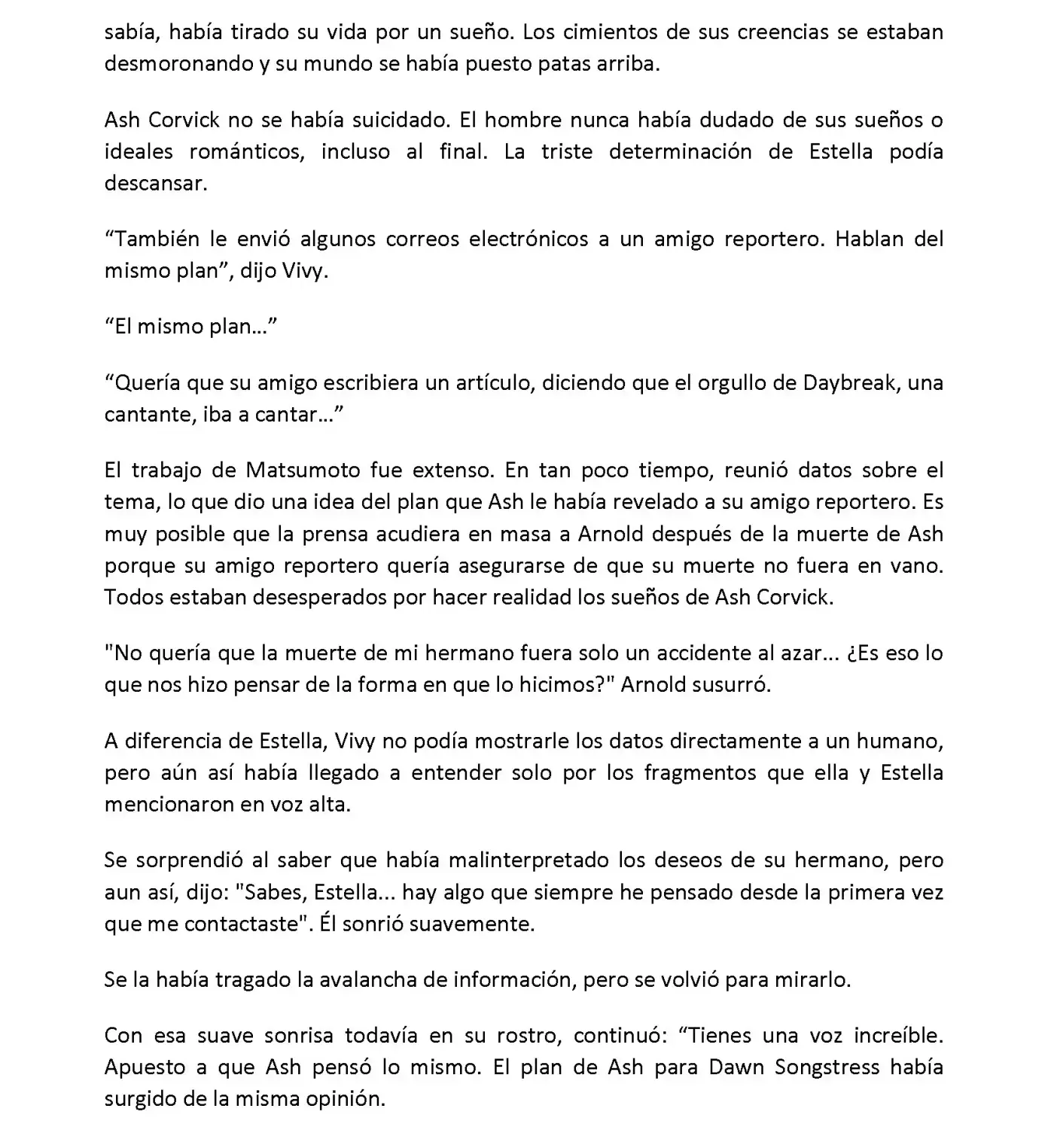 Vivy: Fluorite Eye's Song (Novela) - Capítulo 5.09 - Página 10 - LectorTMOo