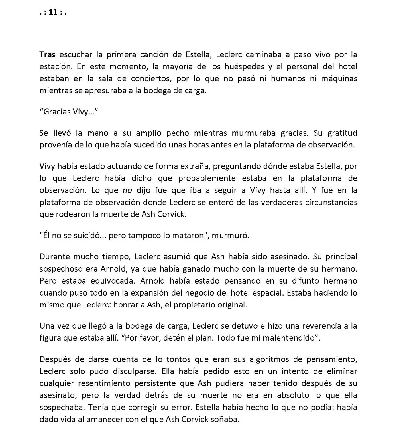 Vivy: Fluorite Eye's Song (Novela) - Capítulo 5.1 - Página 4 - LectorTMOo