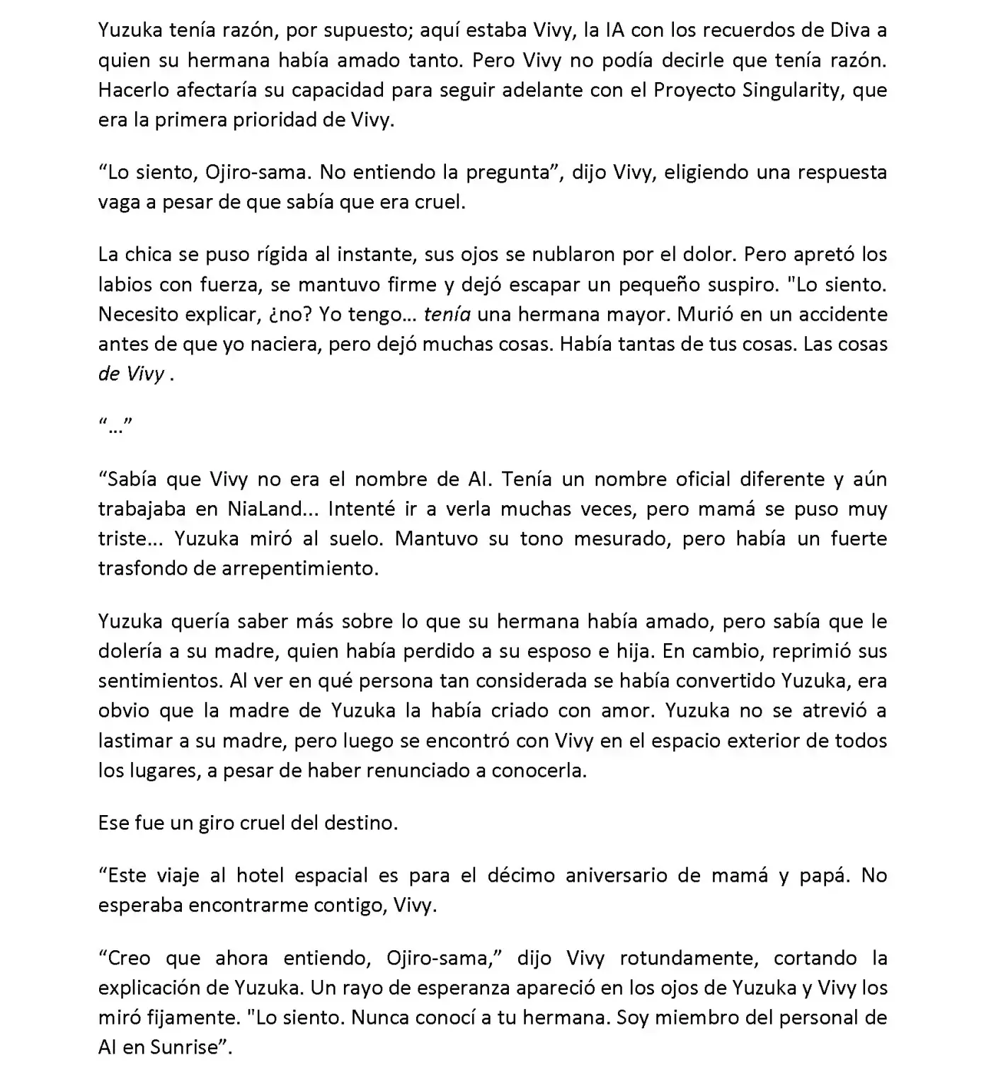 Vivy: Fluorite Eye's Song (Novela) - Capítulo 6.02 - Página 3 - LectorTMOo