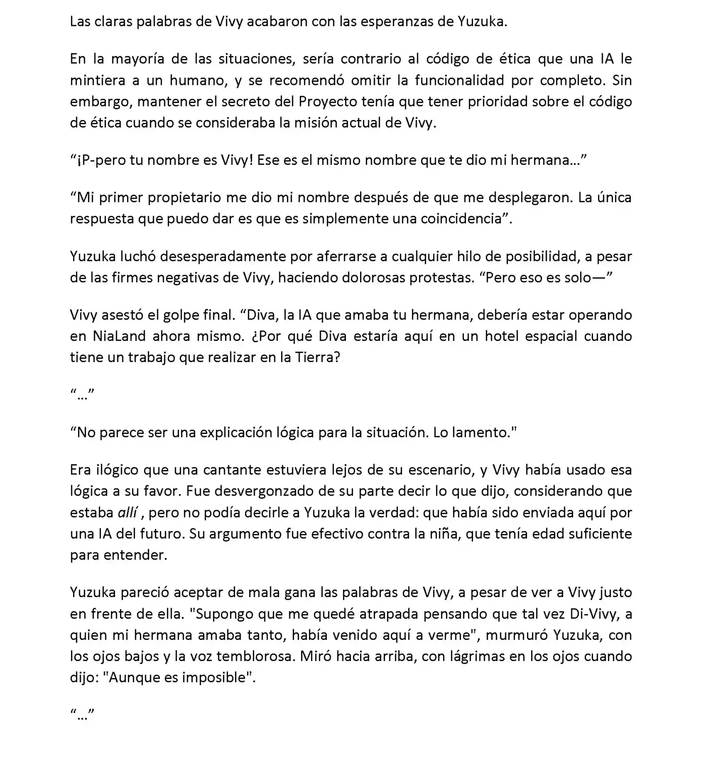 Vivy: Fluorite Eye's Song (Novela) - Capítulo 6.02 - Página 4 - LectorTMOo