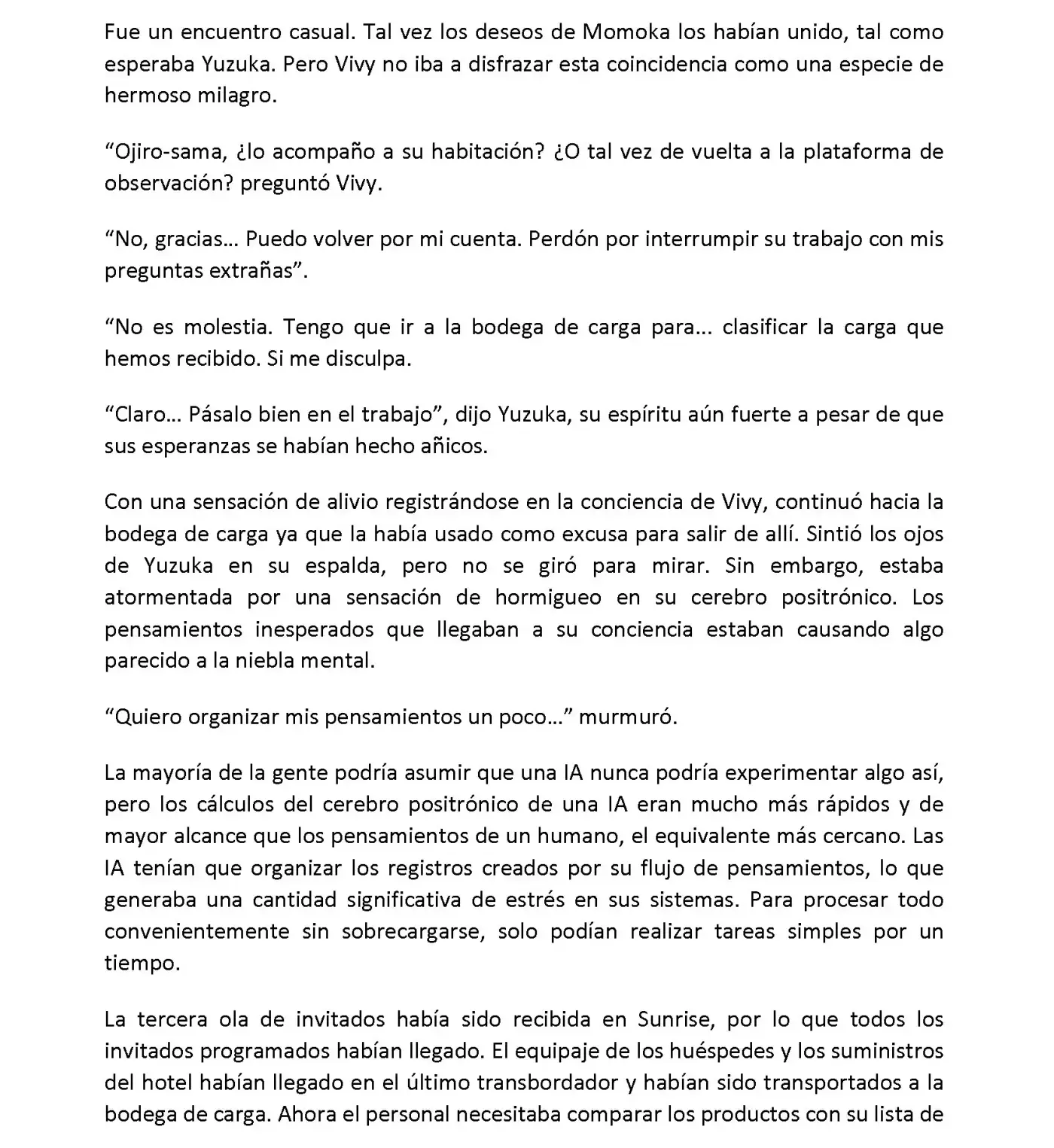 Vivy: Fluorite Eye's Song (Novela) - Capítulo 6.02 - Página 5 - LectorTMOo